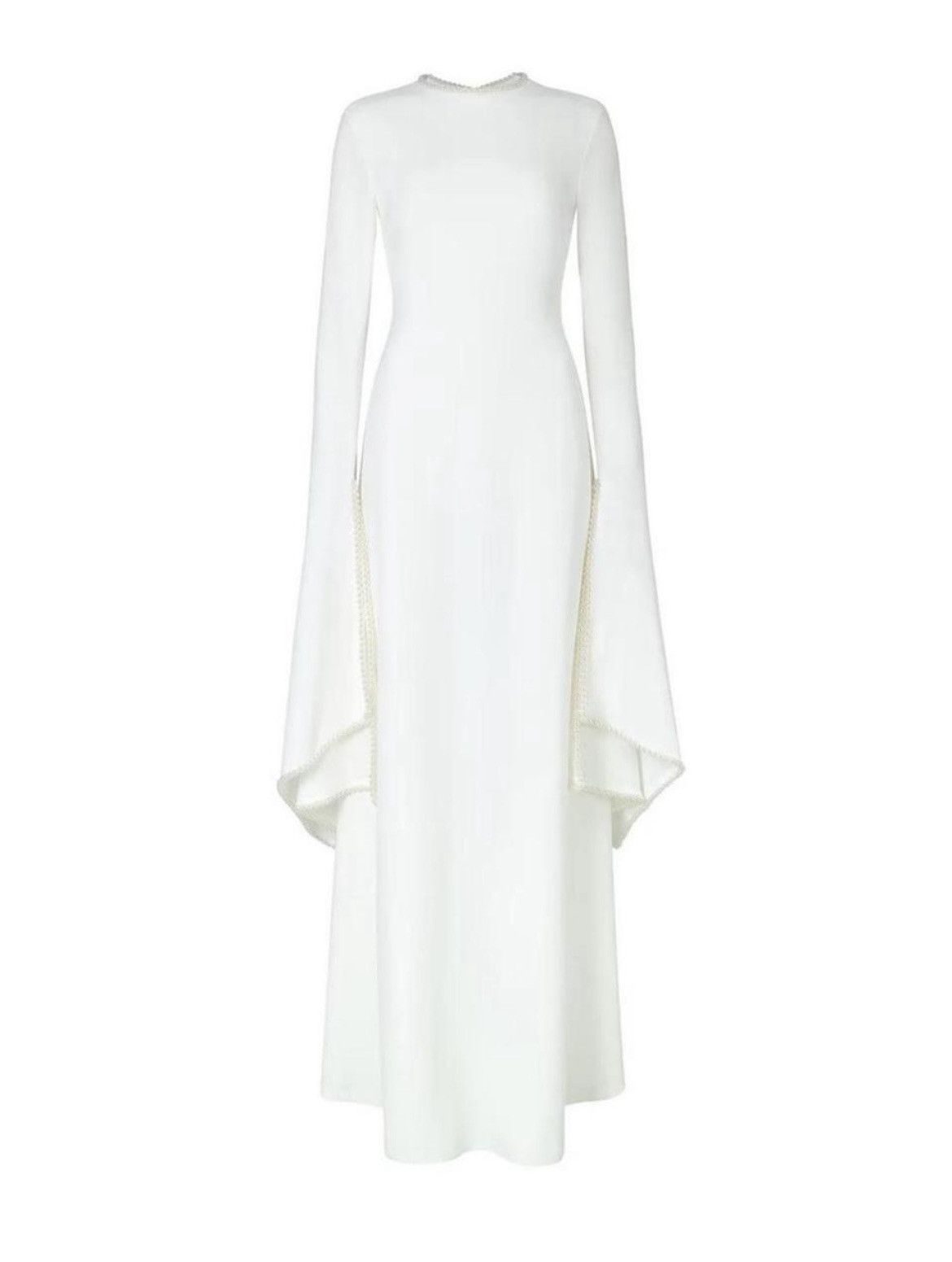 Other Khanums Kadela Ivory Long Sleeve Maxi Gown (BNWT) Size XS / US 0-2 / IT 36-38 - 2 Thumbnail