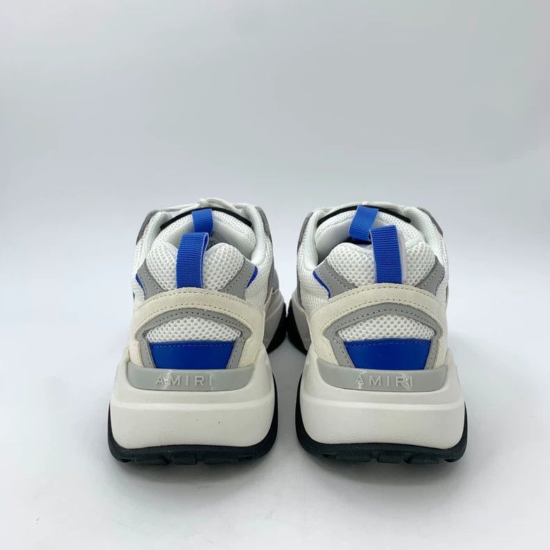 Amiri Amiri Color-blocked round toe lacing thick-soled sneakers Size US 12 / EU 45 - 4 Thumbnail