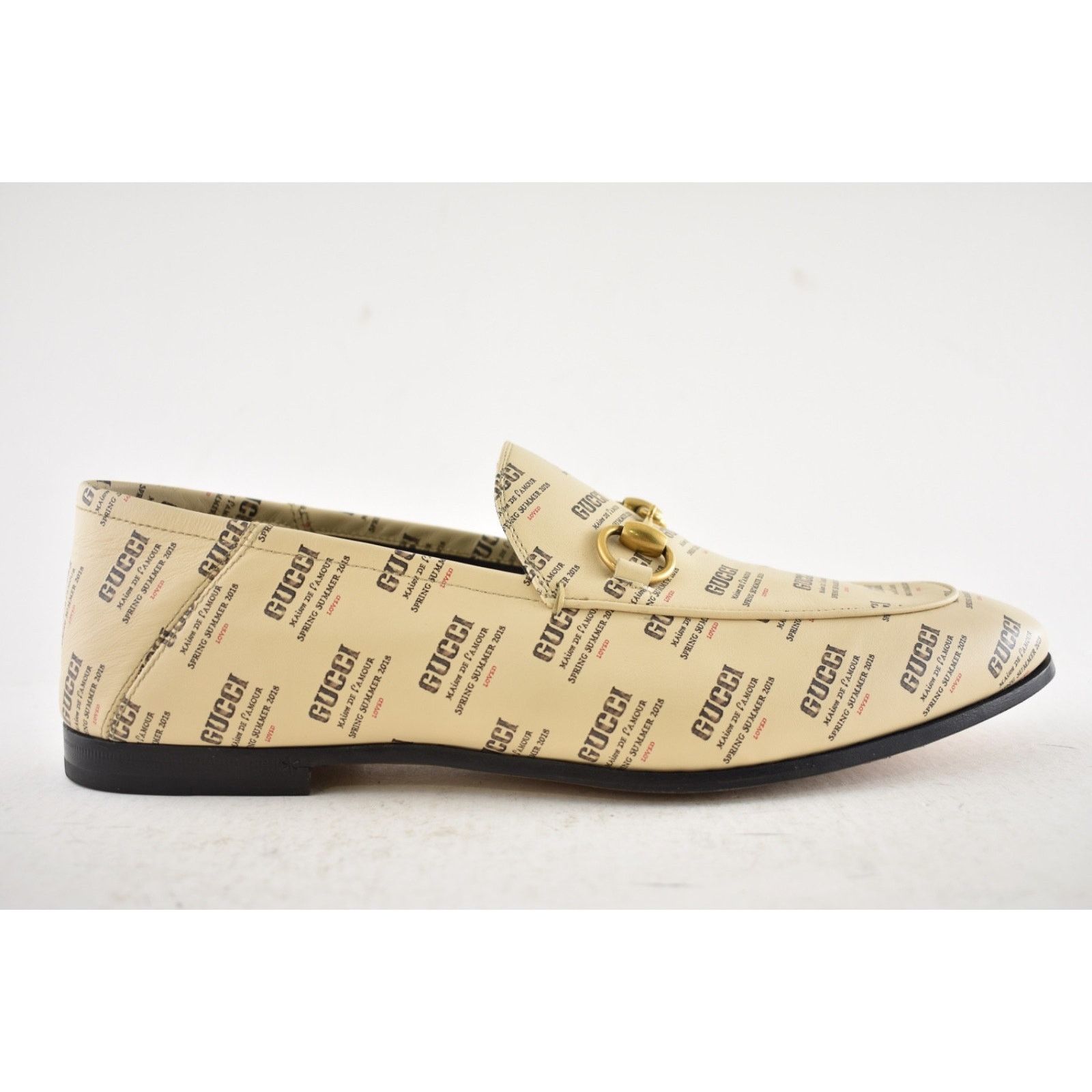 Gucci Gucci Brixton Soy Black Stamp Horsebit Loafer Flat G9 US10 Size US 10 / EU 43 - 2 Thumbnail