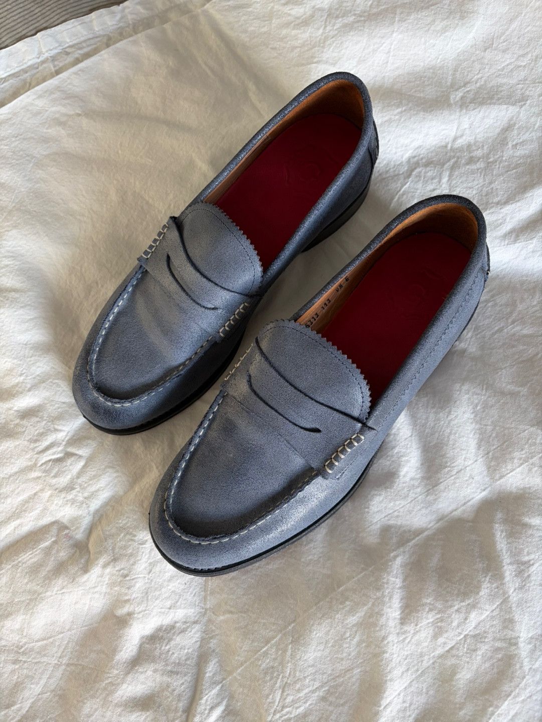 Grenson Grenson loafer in sky blue suede UK 9.5 Size US 10.5 / EU 43-44 - 2 Thumbnail