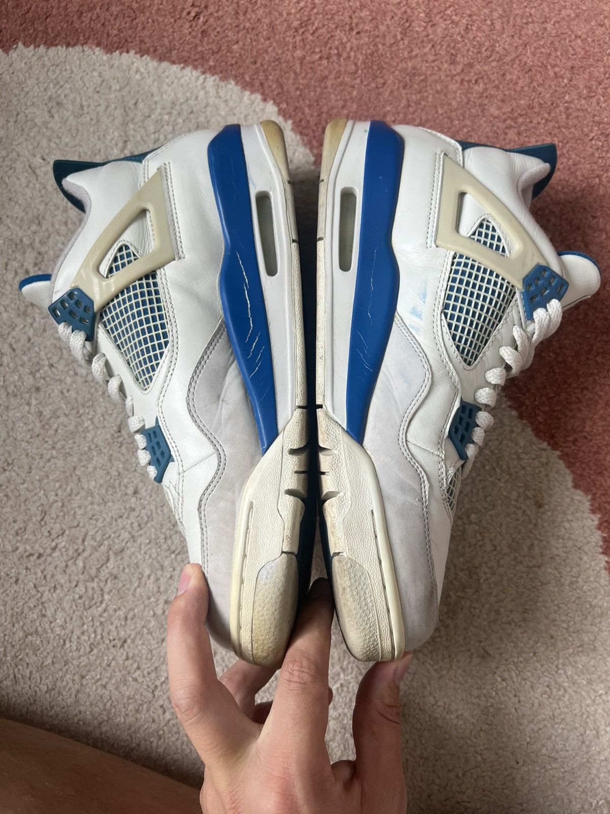 Jordan Brand Jordan 4 Retro Military Blue (2006) Vintage Sneakers Size US 9.5 / EU 42-43 - 7 Thumbnail