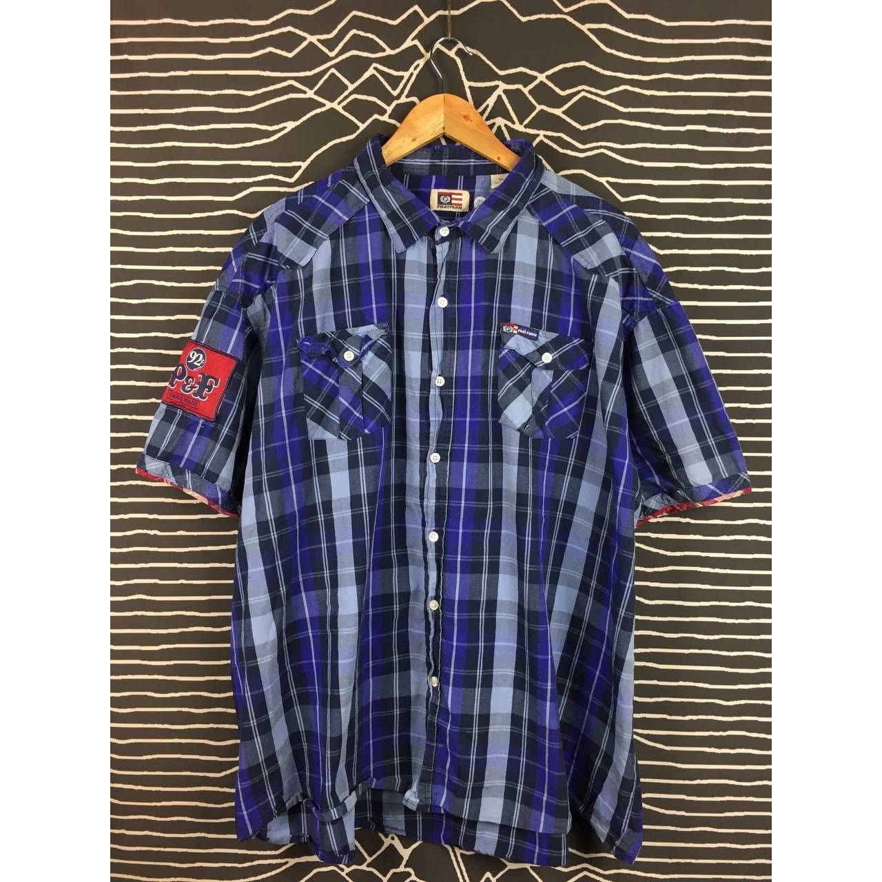 Phat Farm × Vintage Phat Farm Original Flava OG 90s Hip Hop Style Plaid Shirt Size US XXL / EU 58 / 5 - 5 Thumbnail