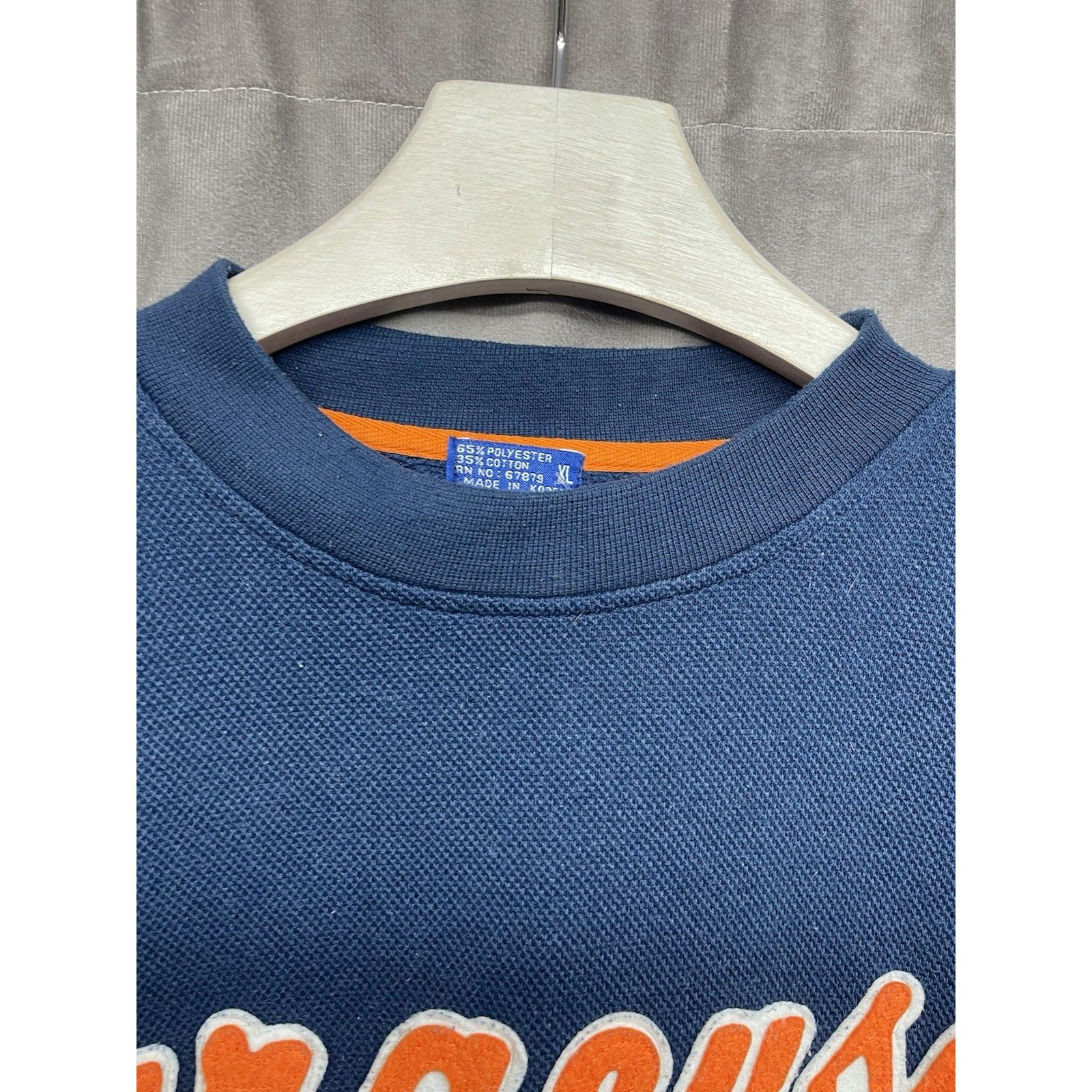 Starter VINTAGE 90S STARTER SYRACUSE ORANGEMEN SWEATSHIRT XL NAVY BL Size US XL / EU 56 / 4 - 5 Thumbnail
