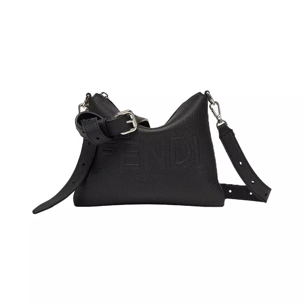 Fendi o1s1wg111224 Size: OS / Roma Leather Mini Bag in Black Size ONE SIZE - 1 Thumbnail