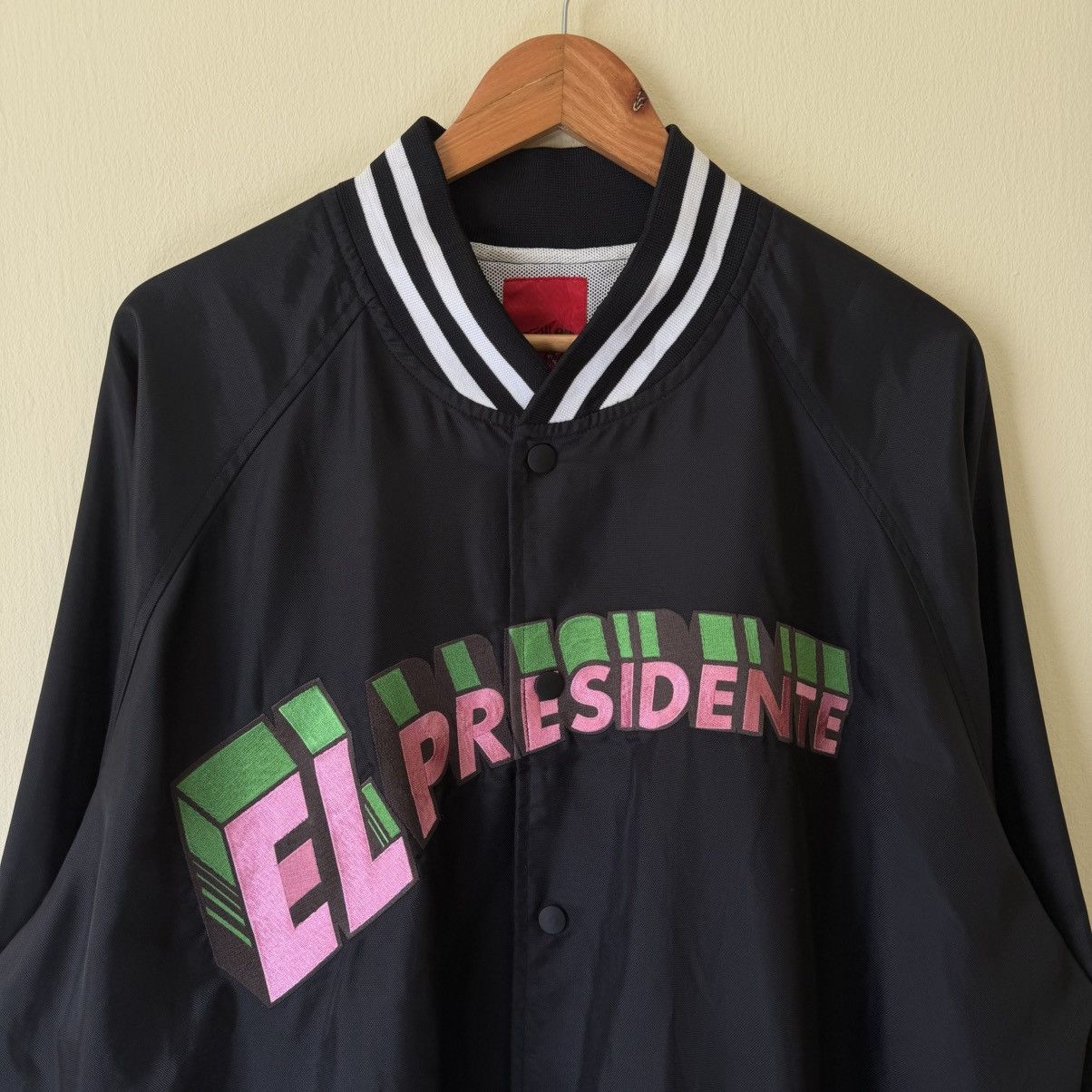 PHENOMENON Vintage 2007 Swagger EL PRESIDENTE Varsity Jacket Size US L / EU 52-54 / 3 - 3 Thumbnail