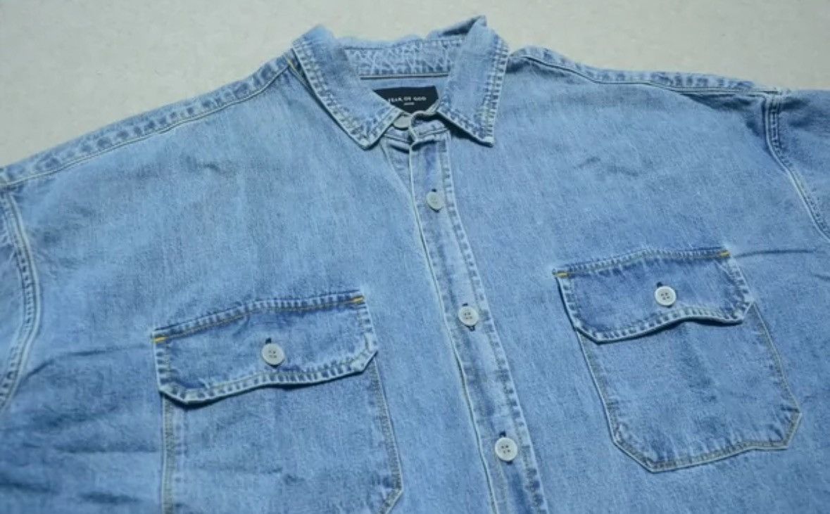 Fear of God Fear of God mainline thick denim shirt jacket 2412-Nextarrow Size US L / EU 52-54 / 3 - 5 Thumbnail