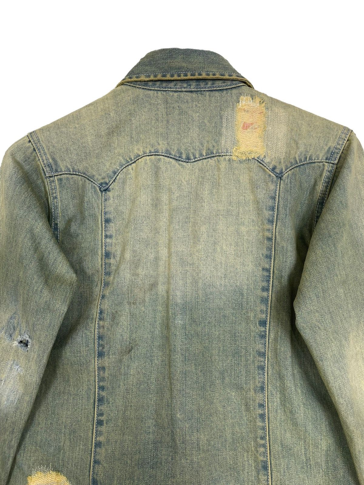 If Six Was Nine Vintage Distressed NAUGHTY CHROME HEARTS Inspired Mud Wash Size US XS / EU 42 / 0 - 7 Thumbnail