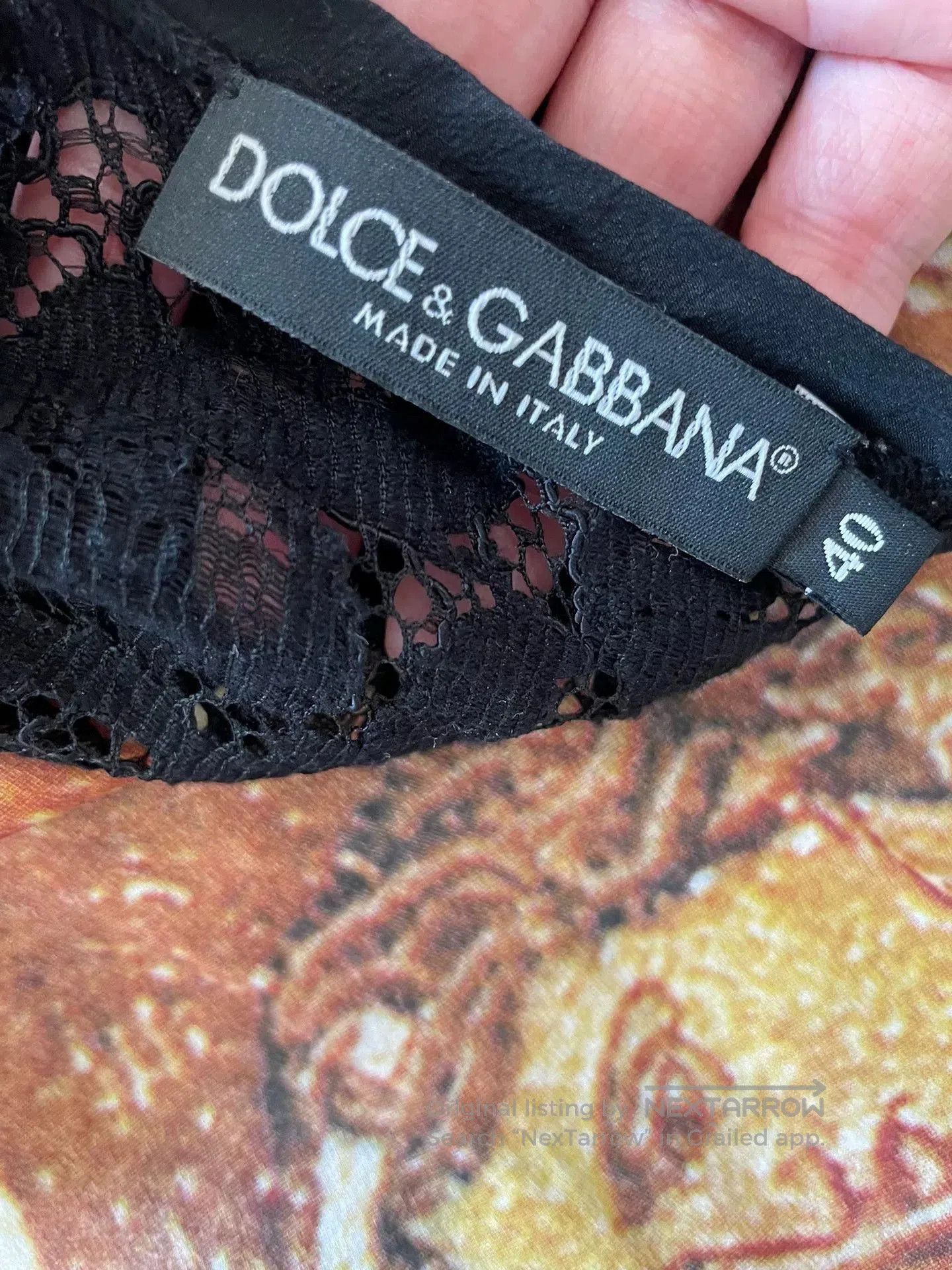 Dolce & Gabbana Dolce & Gabbana Vintage Lace Piece. Size S / US 4 / IT 40 - 4 Thumbnail