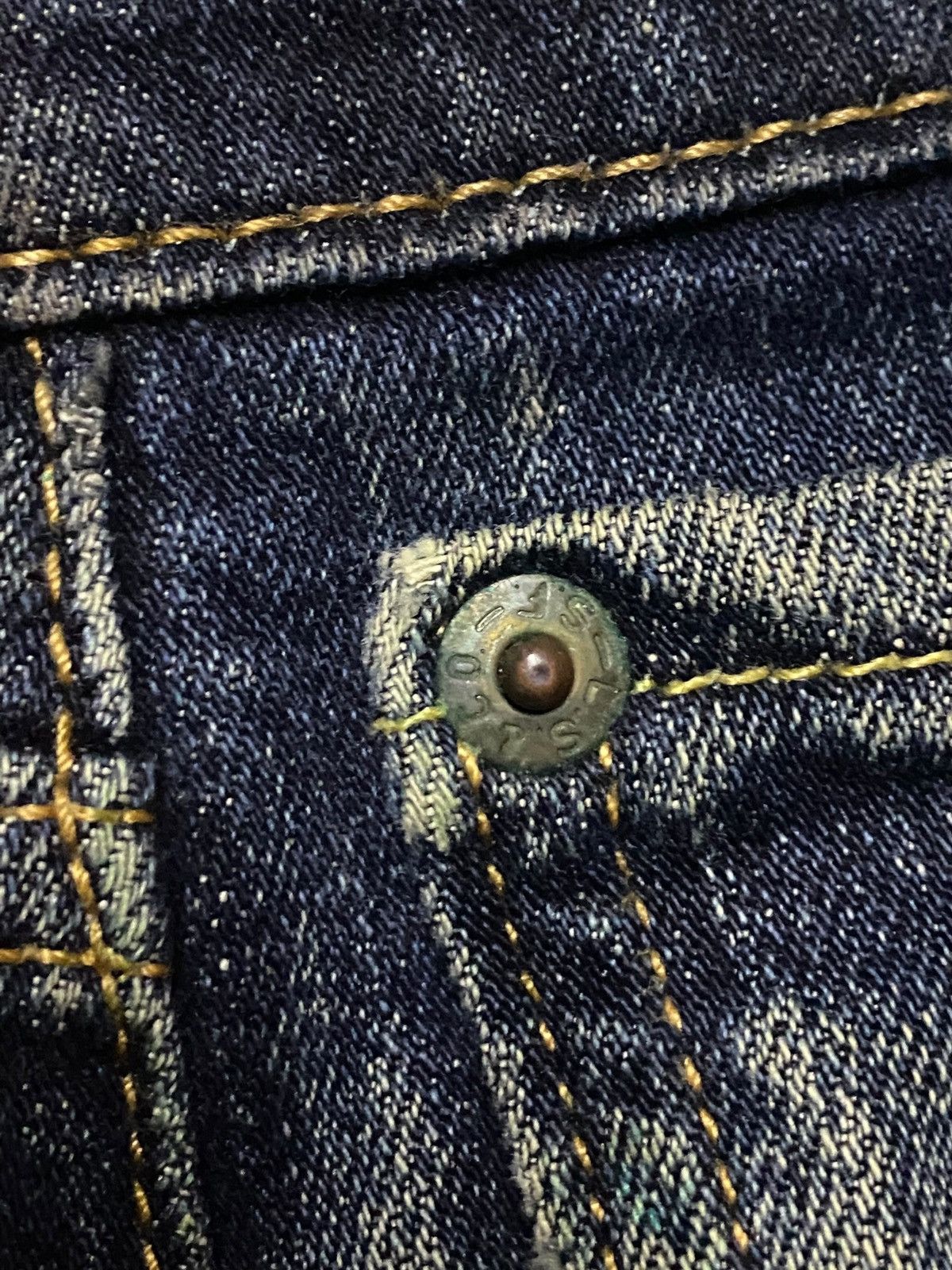 Levi's Vintage Levis 541 Mud Wash Distressed Slim Fit Jeans Size US 34 / EU 50 - 8 Thumbnail