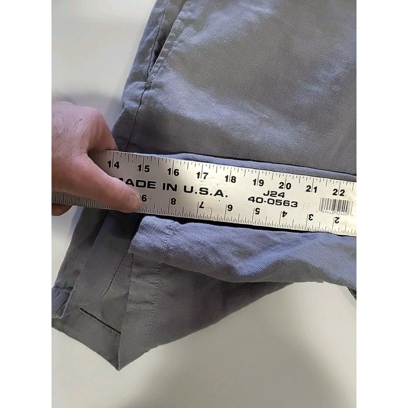 UNTUCKit UNTUCKit St Julien Blue Linen Blend Shorts 42 Regular Men Cotton Chino 9in Inseam XS-XL? Size US 42 / EU 58 - 4 Thumbnail