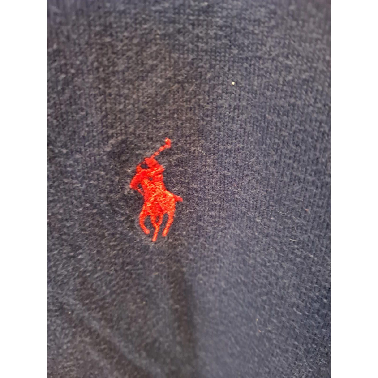 Polo Ralph Lauren Polo Ralph Lauren Blue With Red Logo 100% Pima Cotton Size L Size US L / EU 52-54 / 3 - 2 Thumbnail
