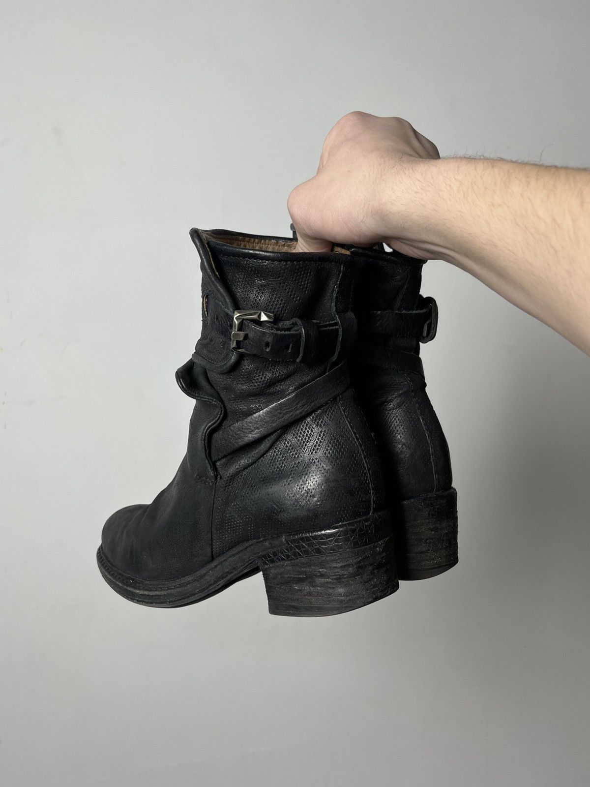 A.S.98 🔥A.S.98 AIRSTEP ANKLE STRAPS LEATHER 90'S BOOTS GUIDI VIBE Size US 6.5 / IT 36.5 - 2 Thumbnail