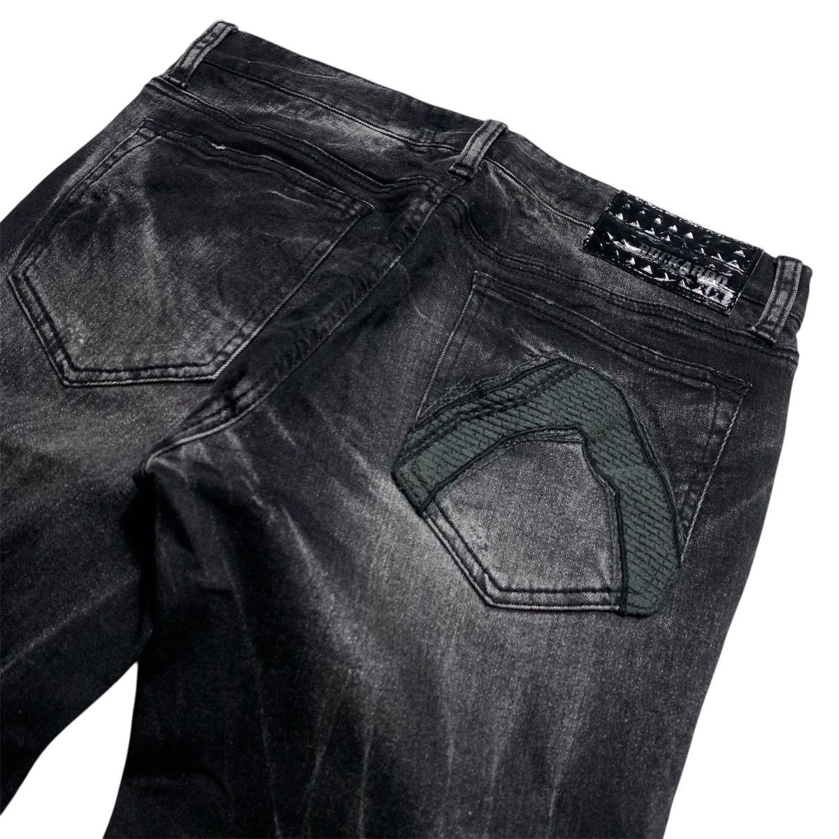 Japanese Brand Buckaroo Distressed Boro Faded Ifsix Vkeii Gothic Lgb Style Size US 31 - 10 Thumbnail