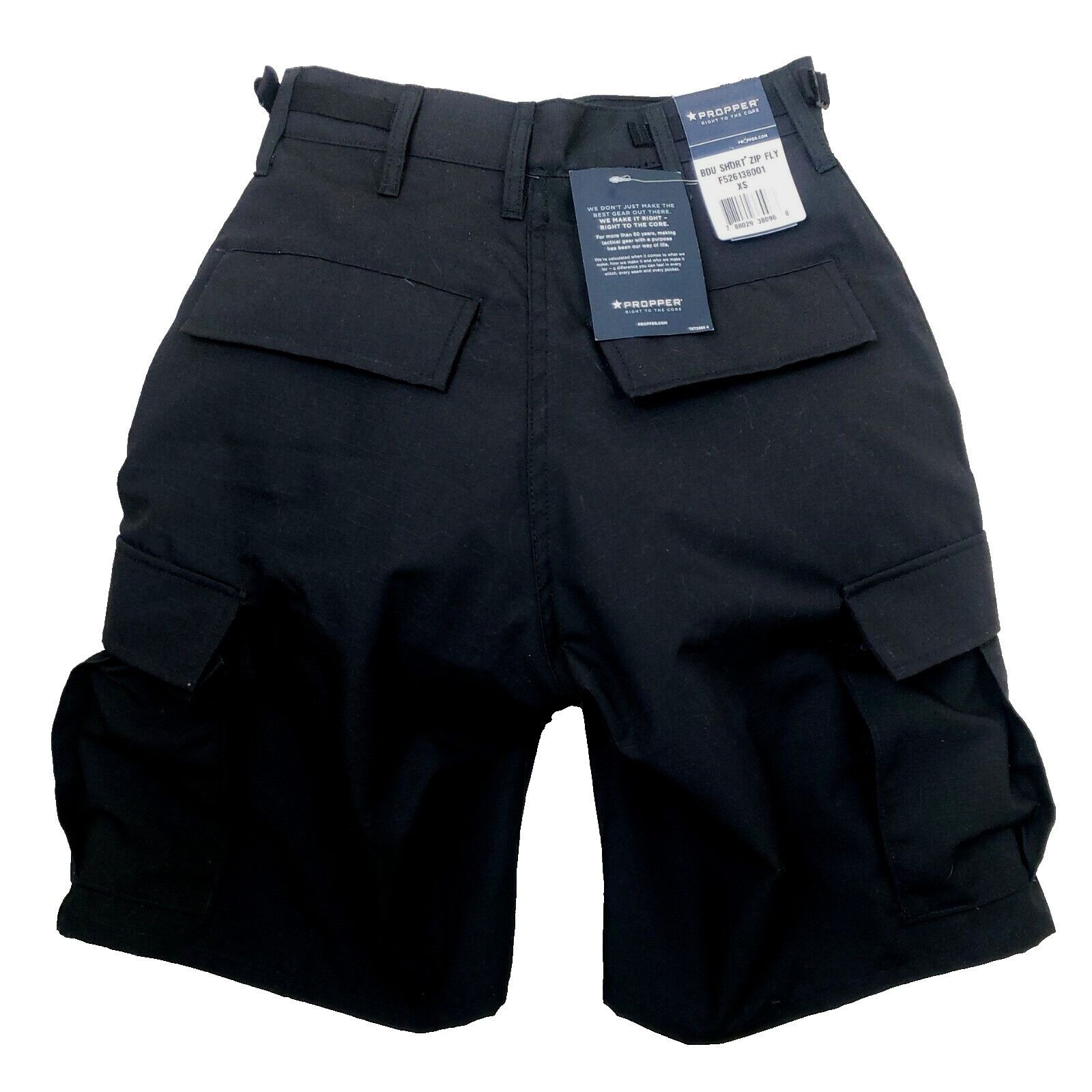 Propper Propper Battle Ripstop Shorts Mens Sz XS Black Tactical Carg Size US 27 - 2 Thumbnail