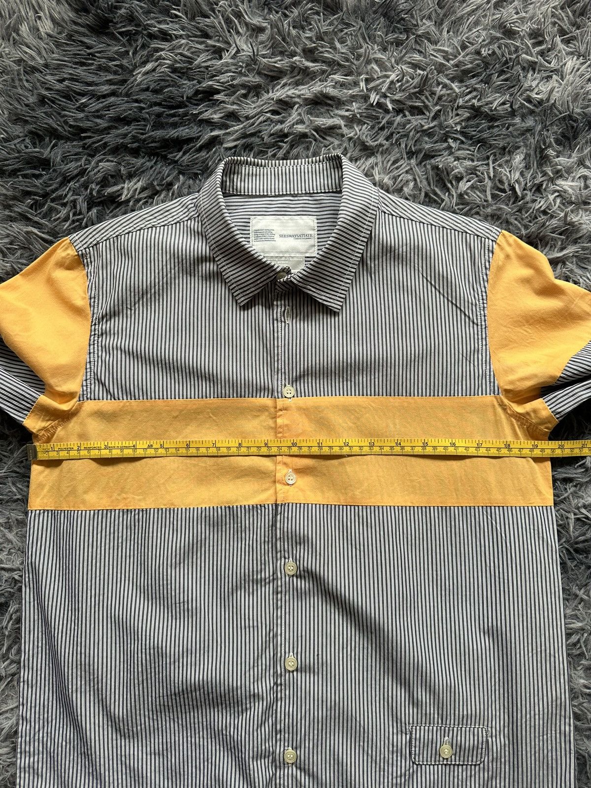 Japanese Brand 2008SS - Seesway Satiate Japan button up shirt Size US M / EU 48-50 / 2 - 14 Thumbnail