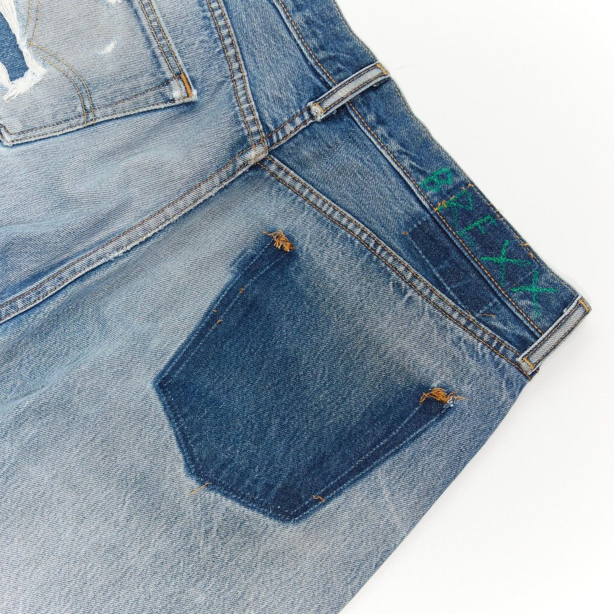 Other BREXX PAINT SPLATTER KNEE HOLE DENIM Size US 36 / EU 52 - 3 Thumbnail