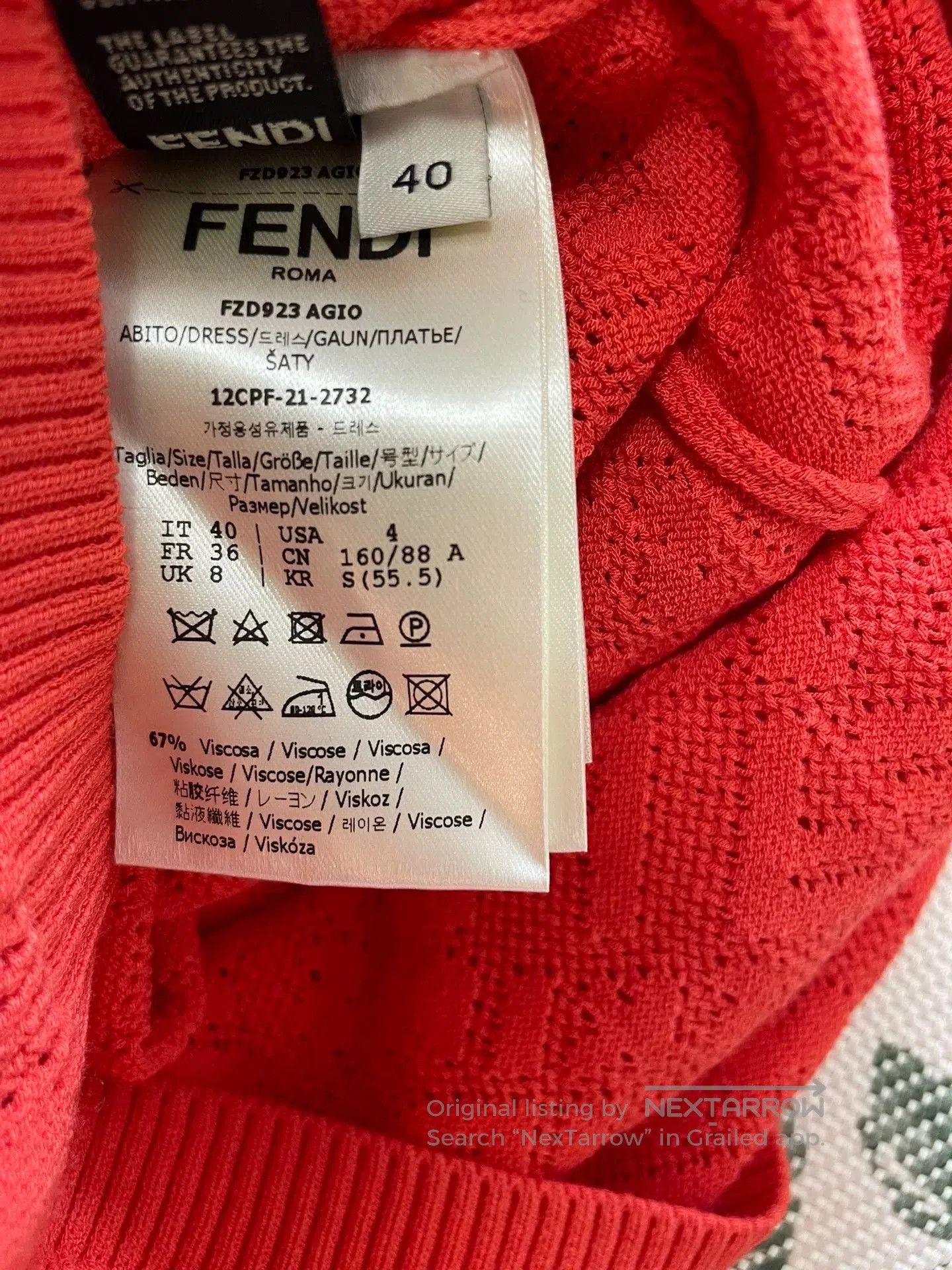 Fendi Fendi New All. Size S / US 4 / IT 40 - 7 Thumbnail