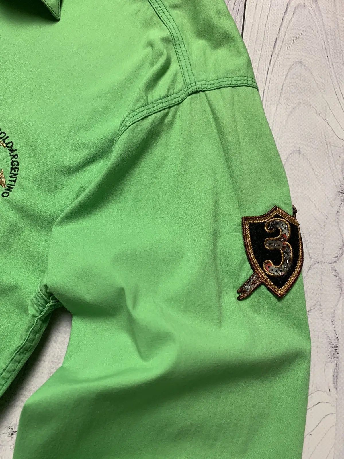 La Martina Vintage La Martina Porsche shirt green big logo size XL Size US XL / EU 56 / 4 - 5 Thumbnail