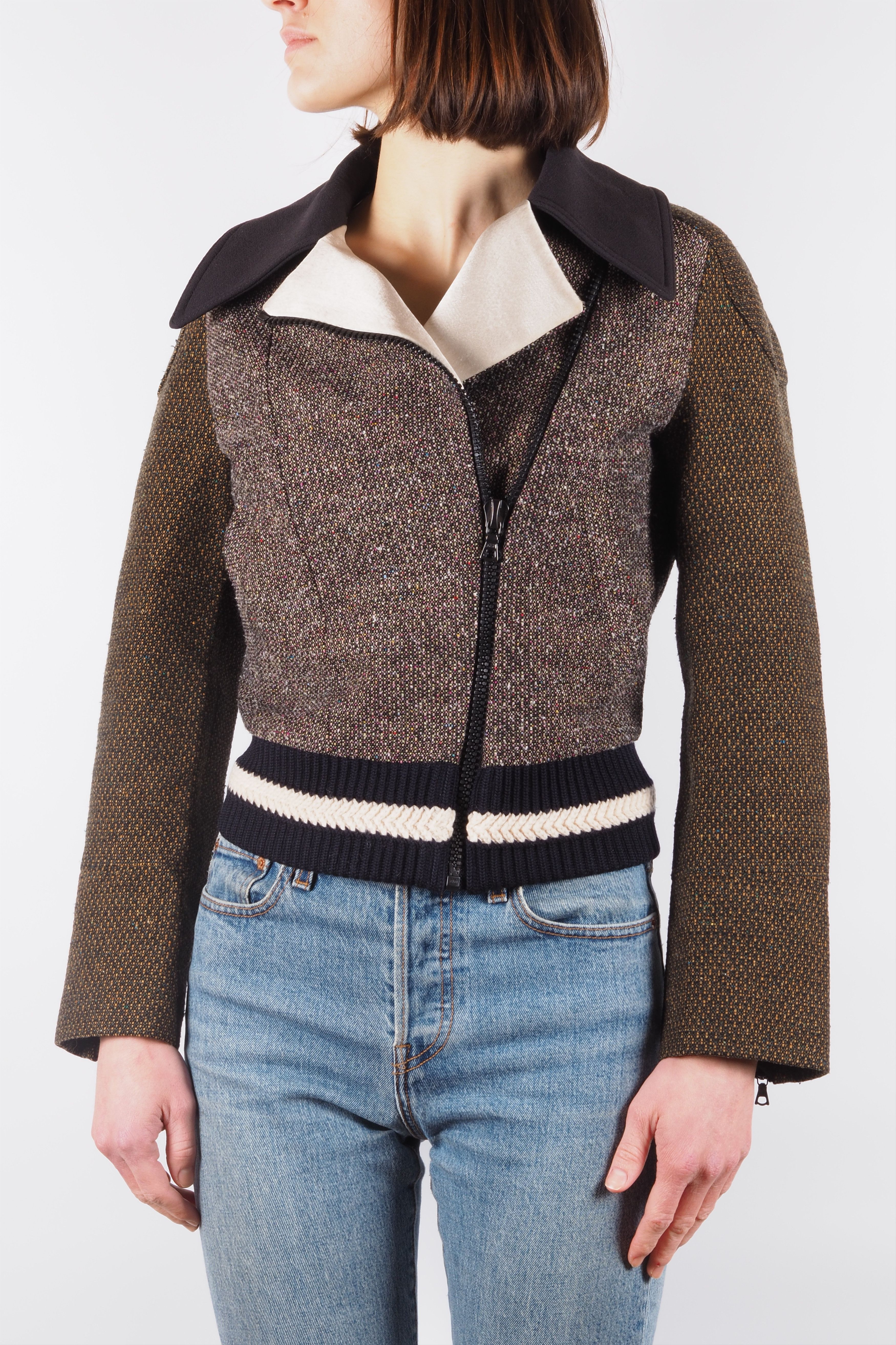 Stella McCartney Stella McCartney Wool Tweed Cropped Jacket Size XS / US 0-2 / IT 36-38 - 3 Thumbnail