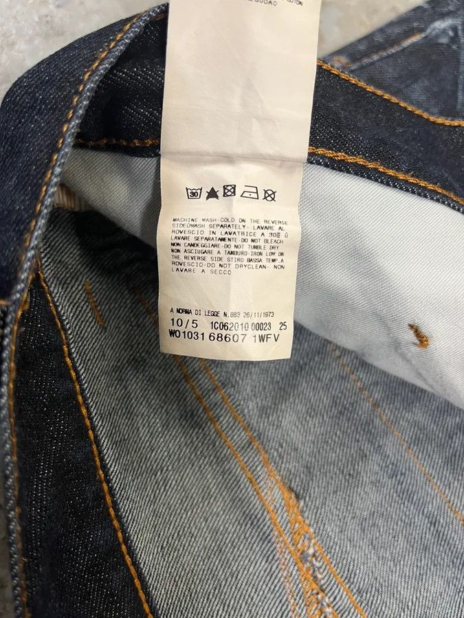 Designer × Just Cavalli × Vintage AW2010 Cavalli Brut Marin Faded Denim Slim Jeans Size US 30 / EU 46 - 11 Thumbnail