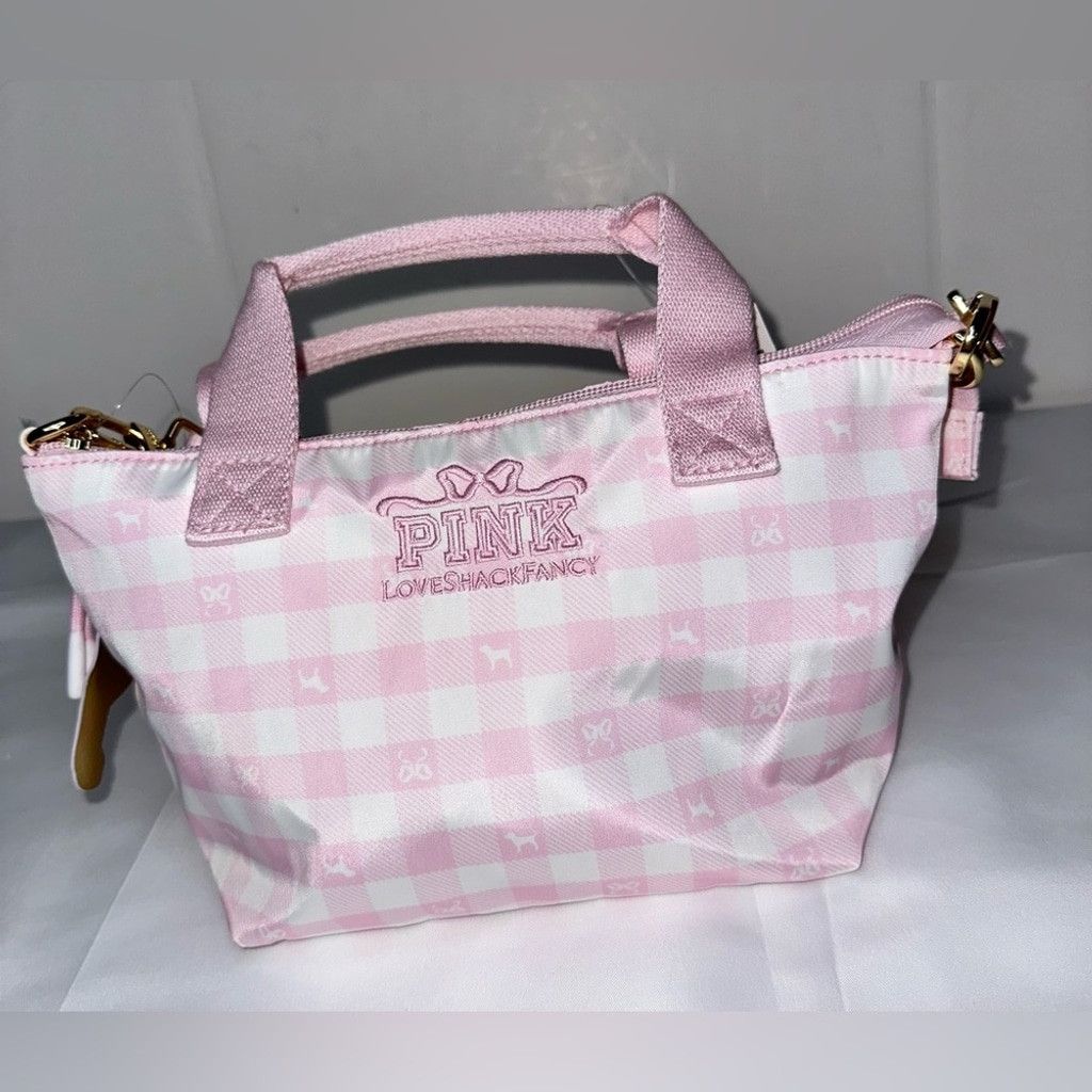 LoveShackFancy Victoria’s Secret PINK LoveShackFancy Pink Gingham Crossbody Size ONE SIZE - 2 Thumbnail