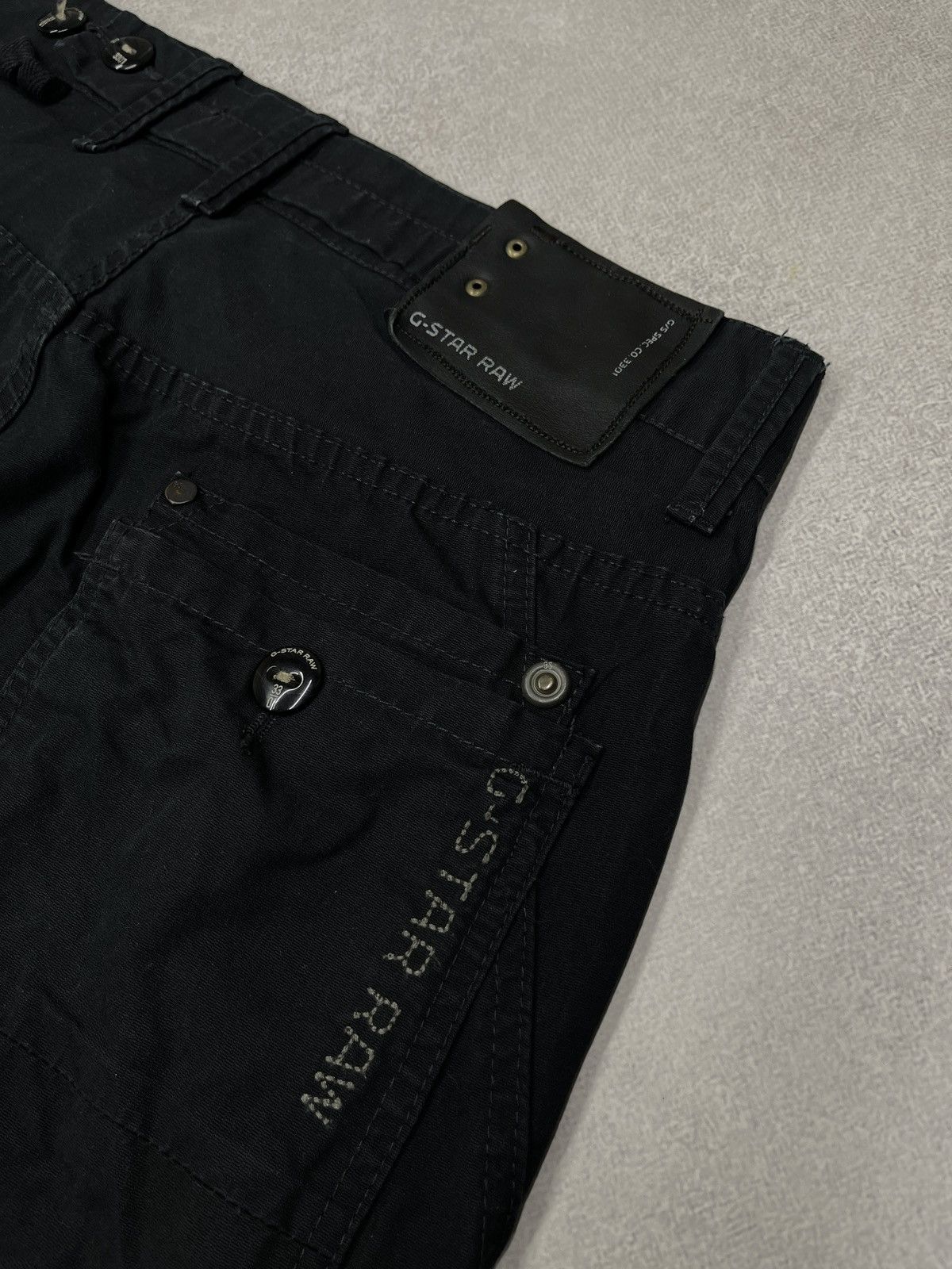 G-Star G-Star Raw WP Parker Radar Cargo Pants Black Multipocket Size US 30 / EU 46 - 4 Thumbnail