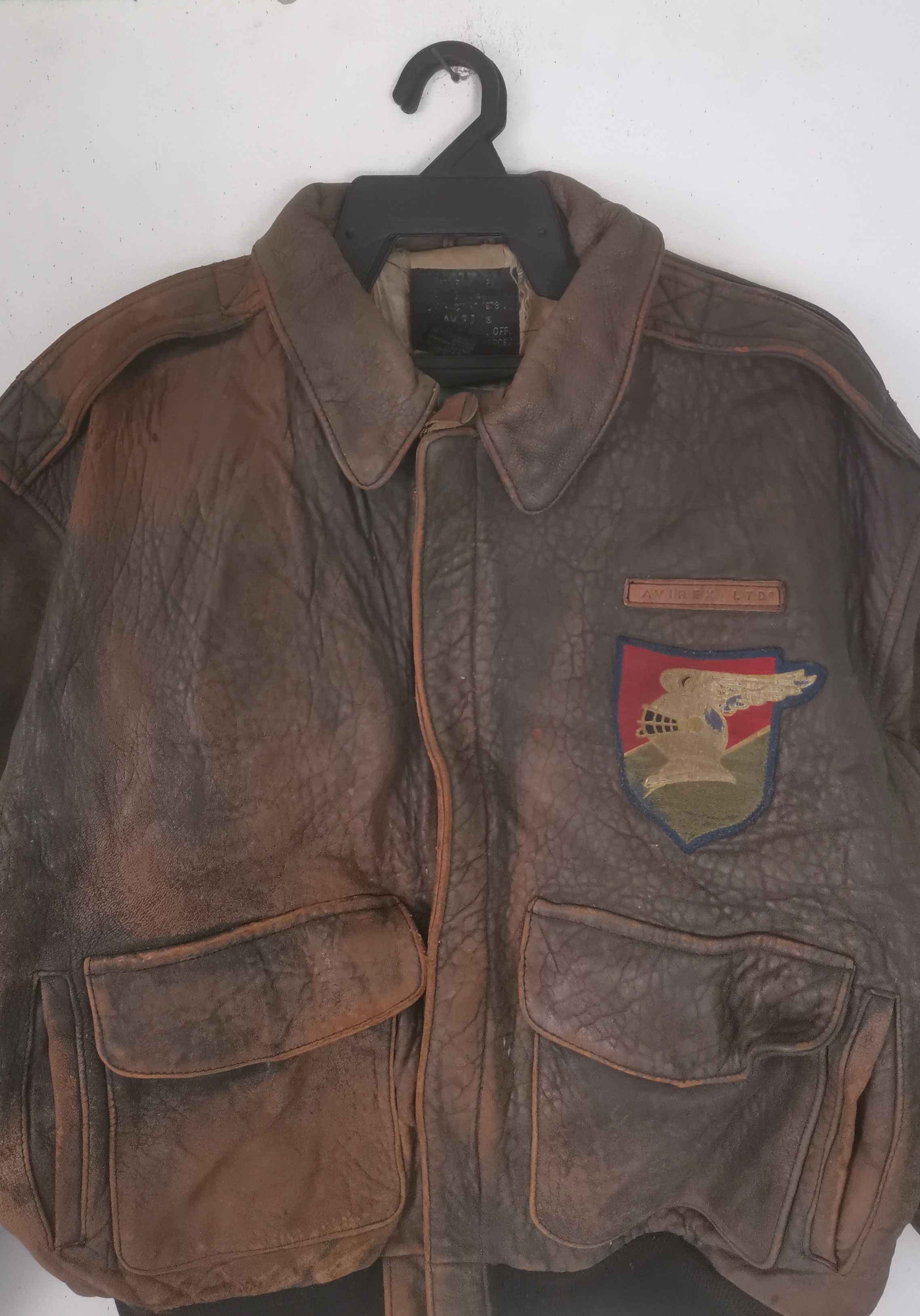 Avirex × Vintage Vintage AVIREX Ace Of Aces Dick bong leather jacket Size US M / EU 48-50 / 2 - 2 Thumbnail