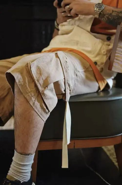 Japanese Brand 20SS Indigo Union Japan Khaki Military Shorts Size US 31 - 4 Thumbnail