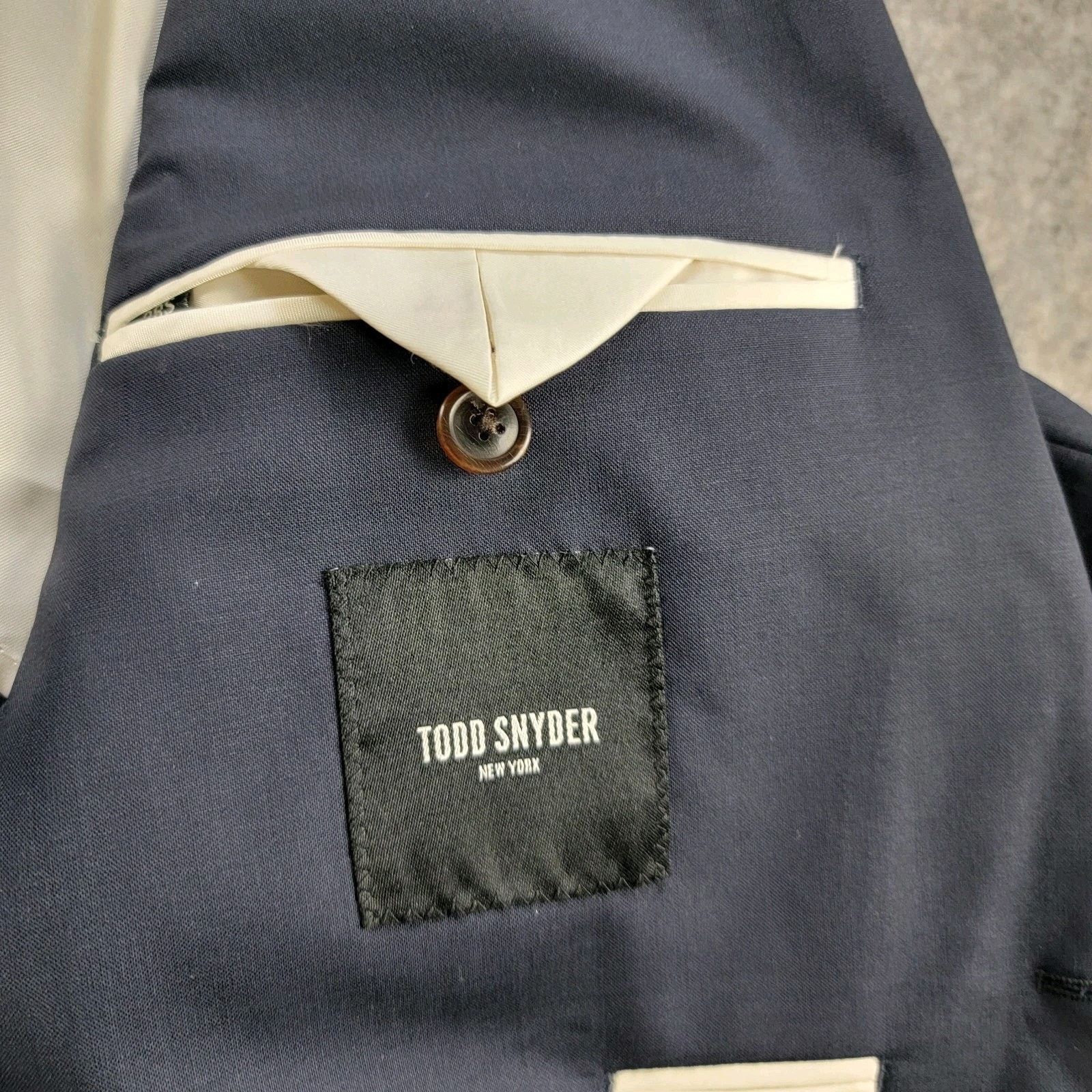 Todd Snyder Todd Snyder Sutton Suit Jacket Sport Coat Blazer 38S *Read Size 38S - 10 Thumbnail