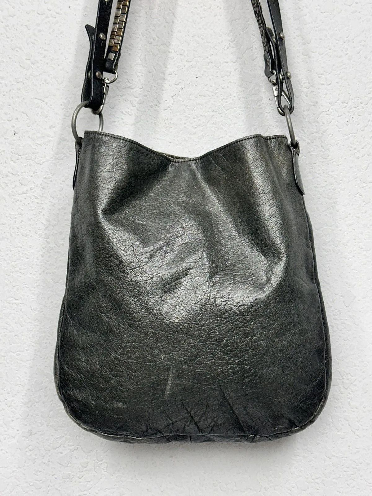 14th Addiction Vintage Japan Leather Bag Kapital Messenger Y2K Rare GOA Size ONE SIZE - 6 Thumbnail