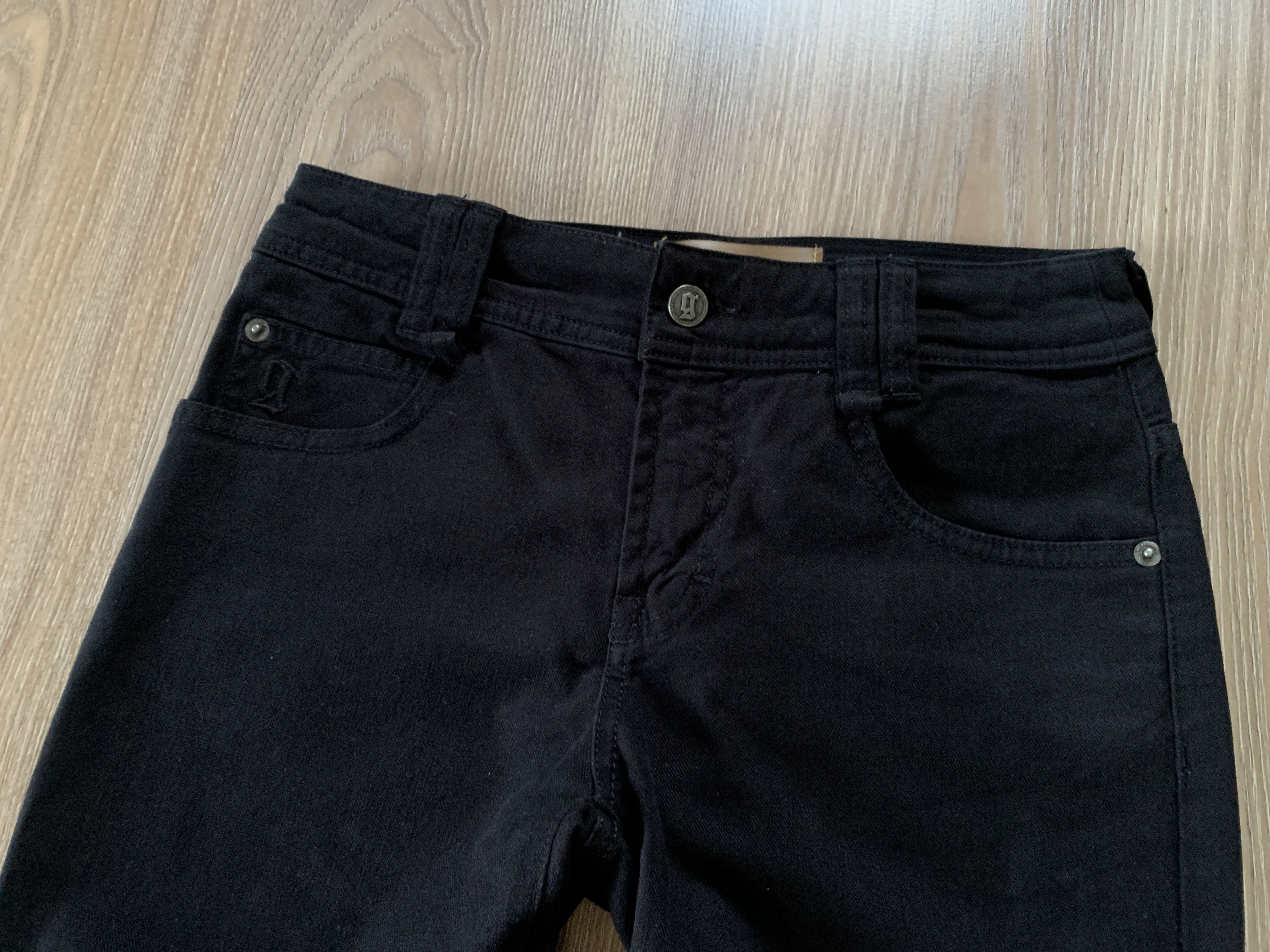John Galliano Vintage Black Women's Jeans Wirh Glitter