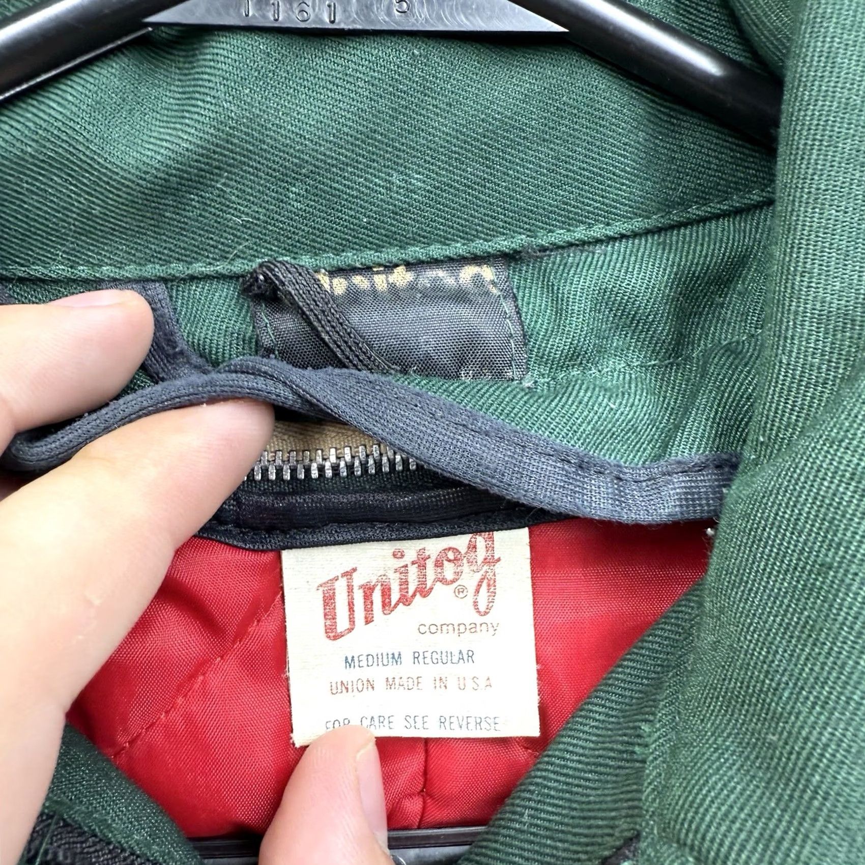 Vintage Vintage Unitog Coca-Cola Jacket Mens L Large Bomber Canvas Quilted Lined 90s Green Wool? Size US L / EU 52-54 / 3 - 5 Thumbnail