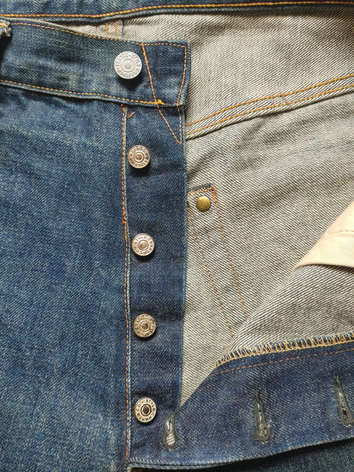 Evisu × Vintage Vintage Evisu Evis Selvedge Denim Size US 35 - 7 Thumbnail