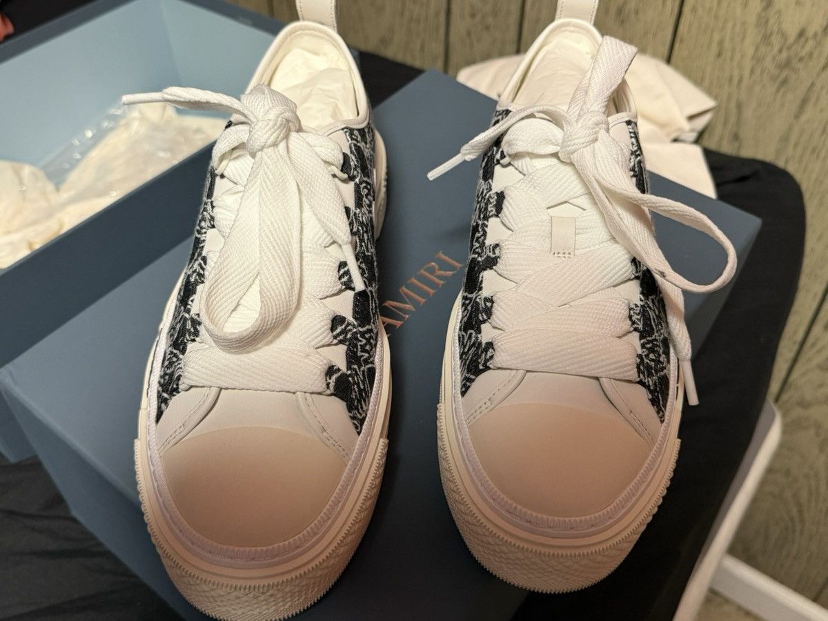 Amiri AMIRI MA QUAD COURT LOW | Black, White & Cream | 42 EU | Size US 9 / EU 42 - 3 Thumbnail