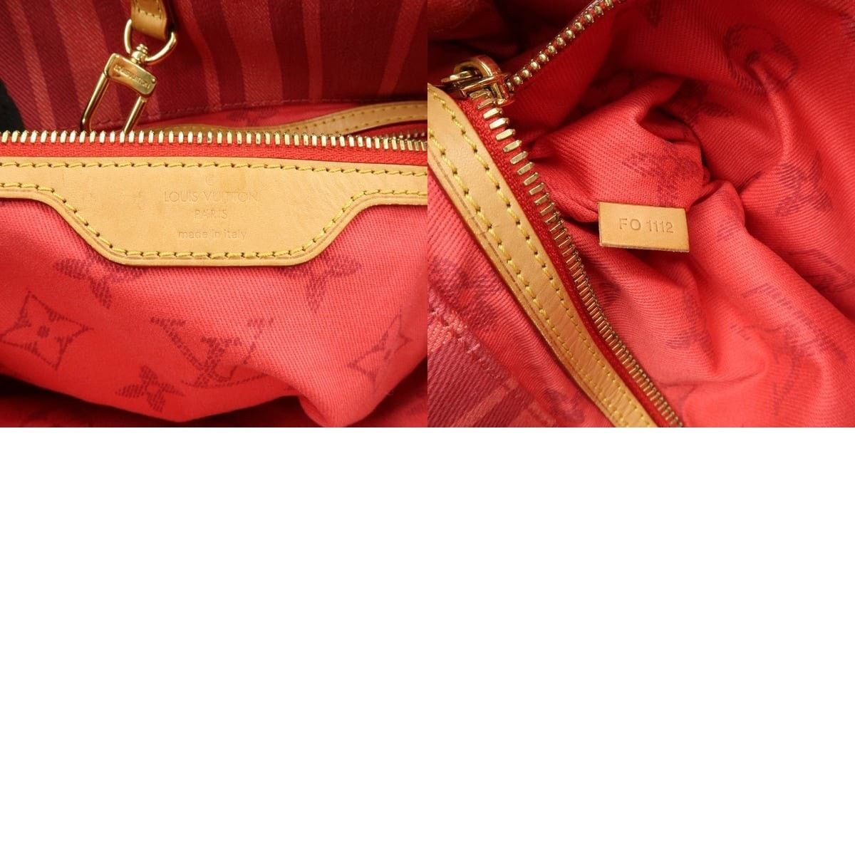 Louis Vuitton Louis Vuitton Plan Soleil Cabas PM Canvas Tote Red Size ONE SIZE - 8 Thumbnail