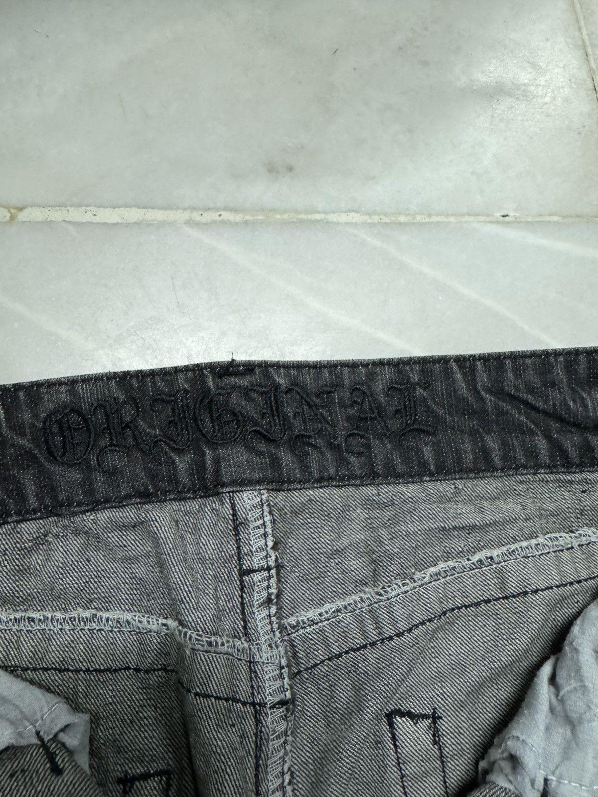 Japanese Brand Japan Mudwash Distress Ripped Thrashed Denim Size US 33 - 8 Thumbnail