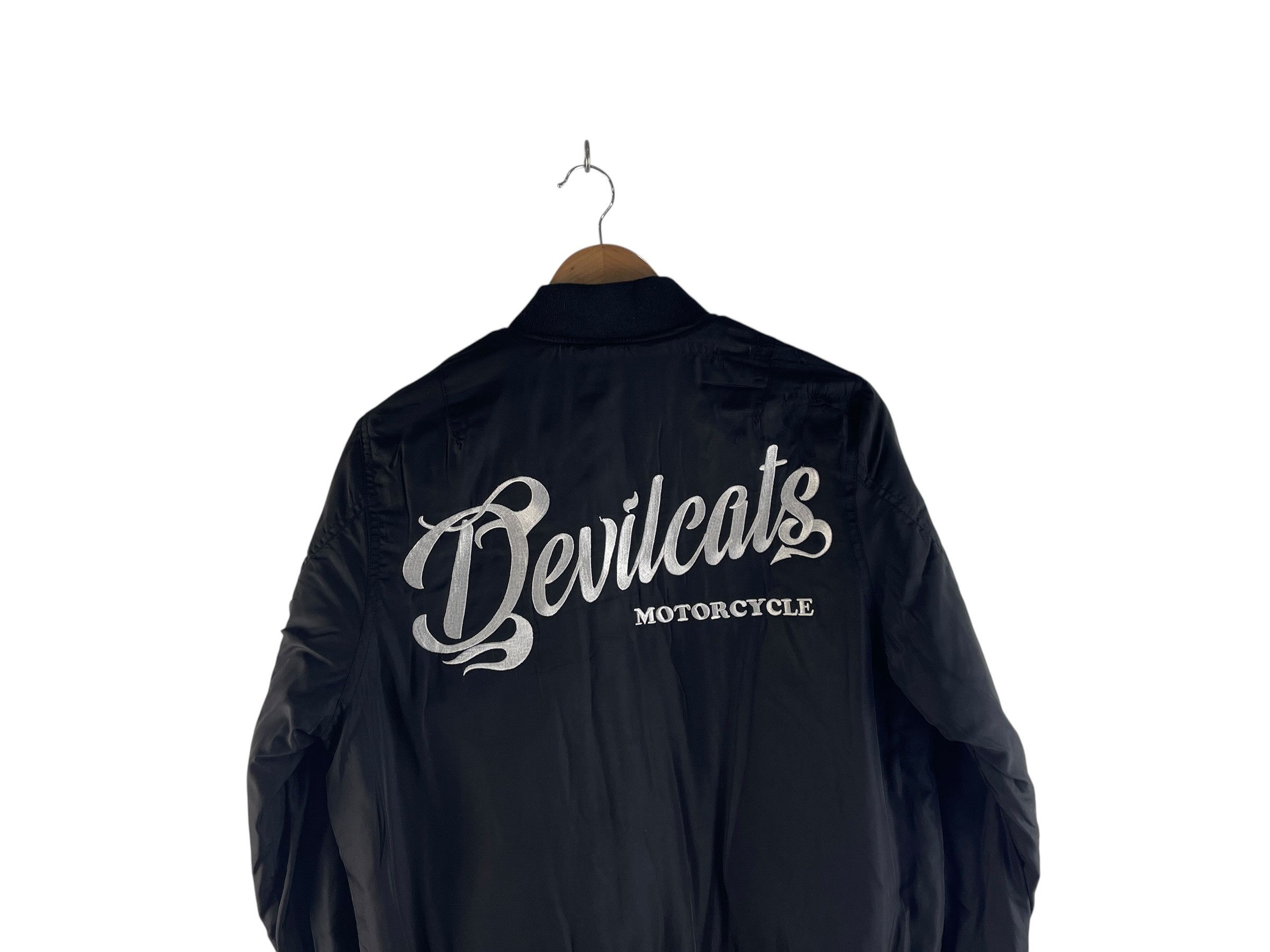 Japanese Brand Devilcats Motorcycle MA-1 Bomber Jacket Streetwear Biker Size US M / EU 48-50 / 2 - 11 Thumbnail