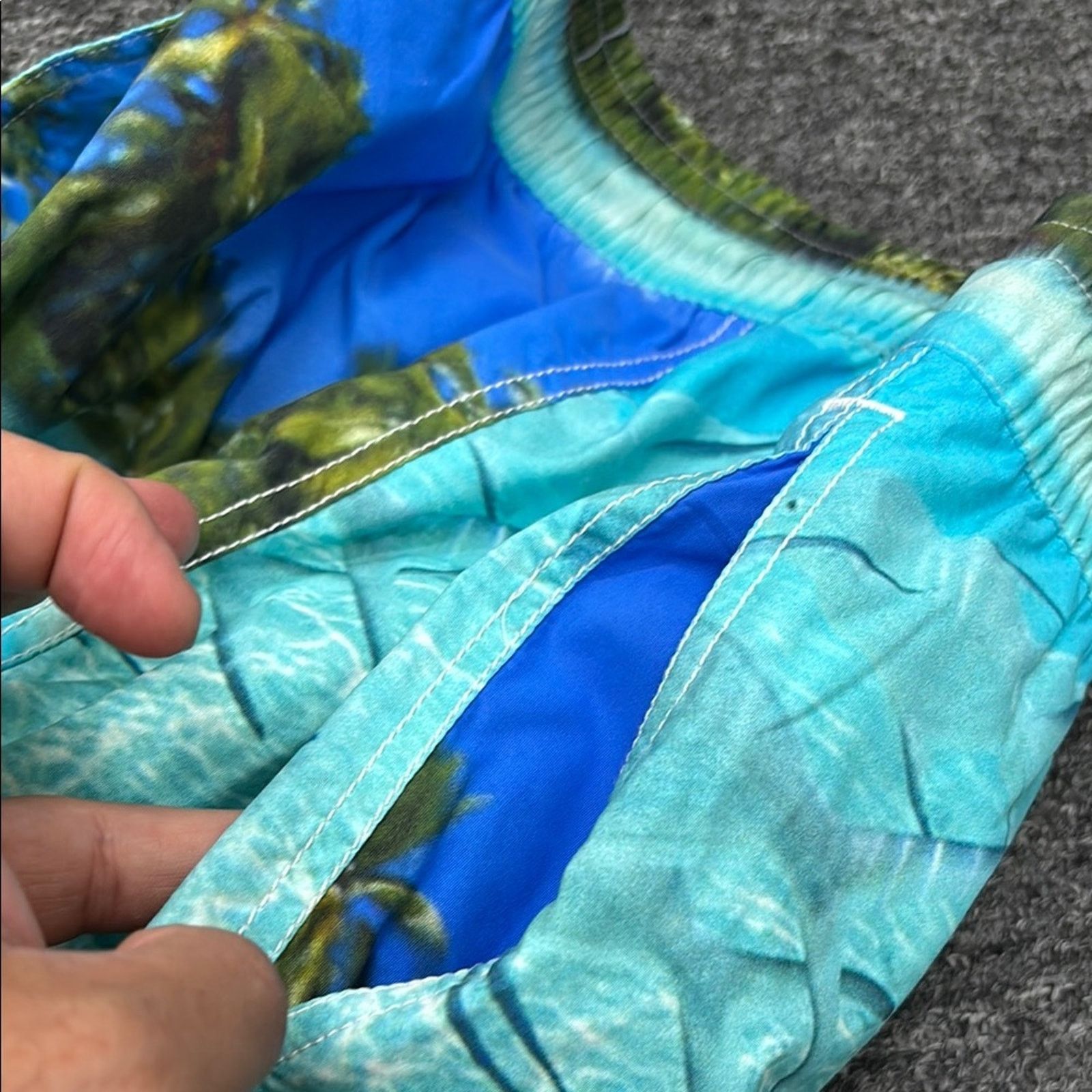 Other NWT Van Laack Men's Oceanic Blue Swim Trunks Size M Size US 32 / EU 48 - 7 Thumbnail