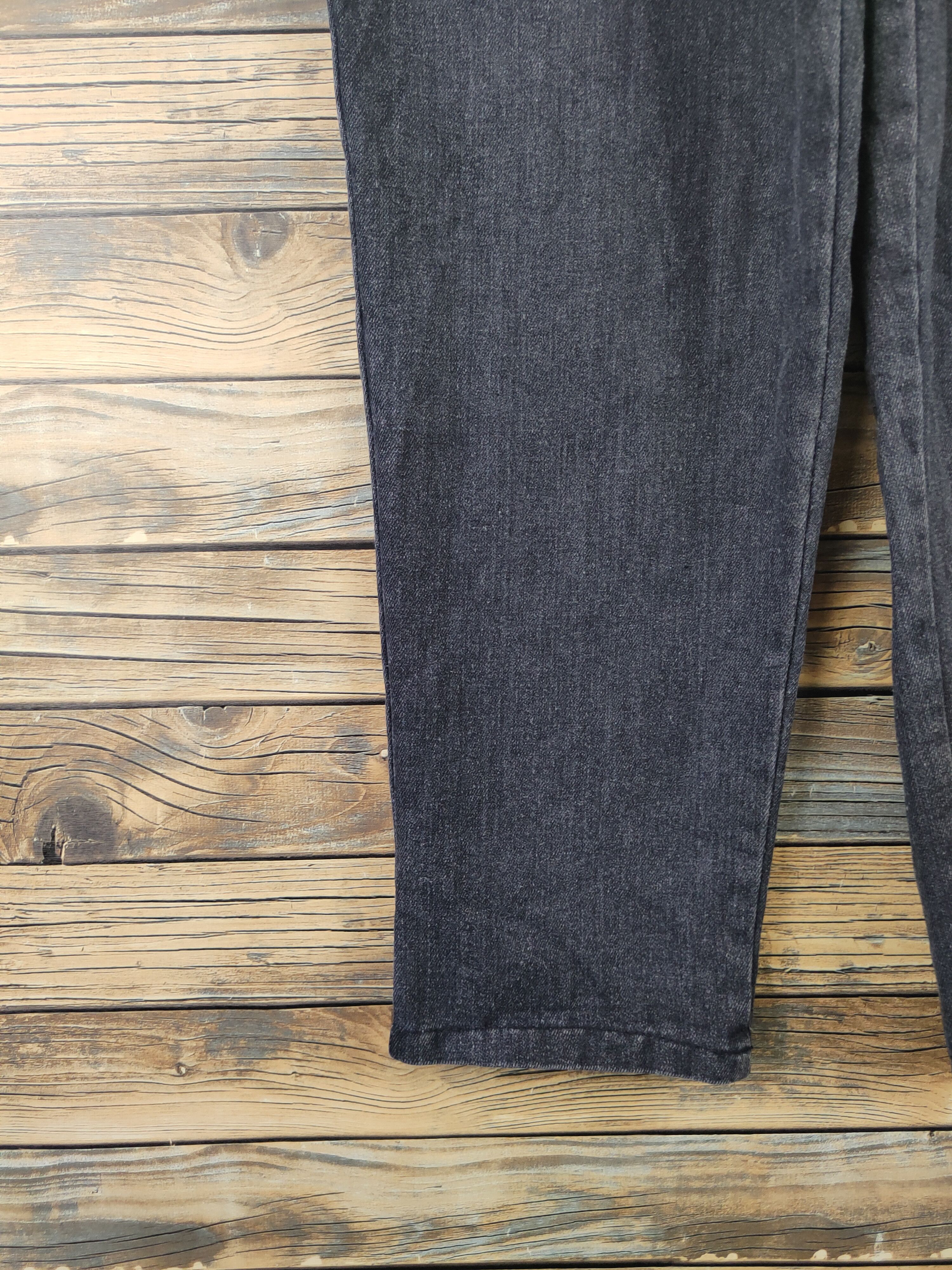 Japanese Brand × Vintage Vintage Streetwear by Japanese Brand Black Denim Jumpsuits Size 37" - 7 Thumbnail