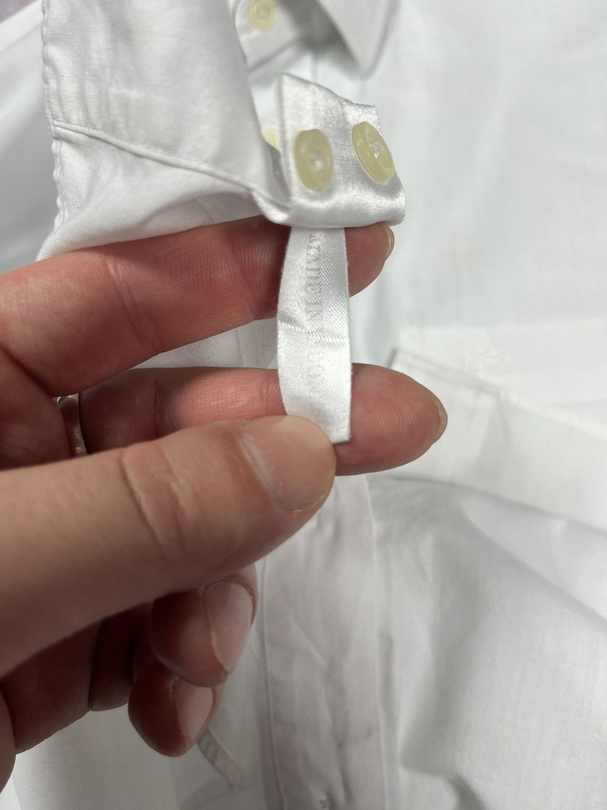 Pierre Balmain Pierre Balmain Vintage 90s White Button Up Shirt Luxury Size US XL / EU 56 / 4 - 8 Thumbnail
