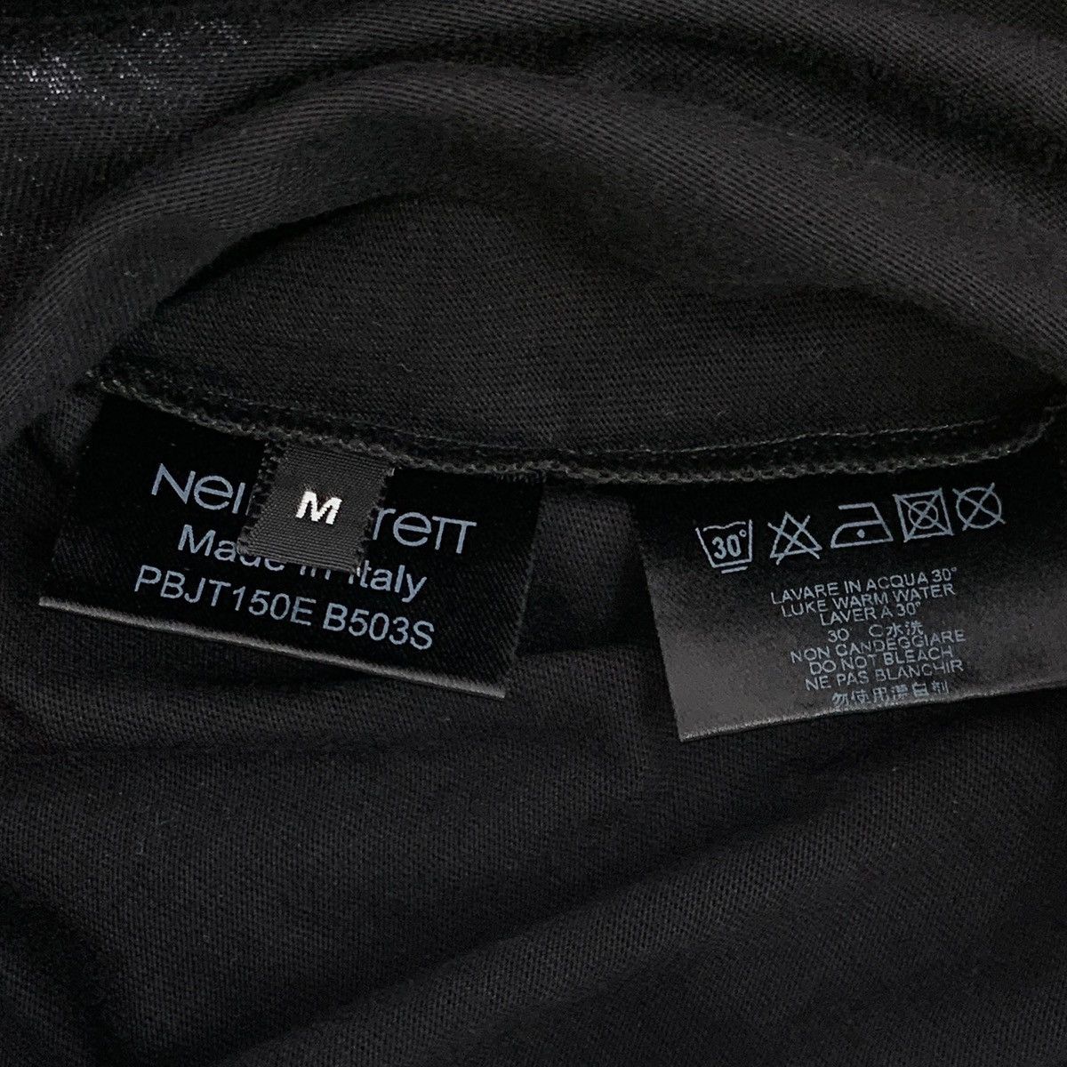 Neil Barrett Neil Barrett Black Statue of Liberty Print T-shirt K26WX Size US M / EU 48-50 / 2 - 7 Thumbnail