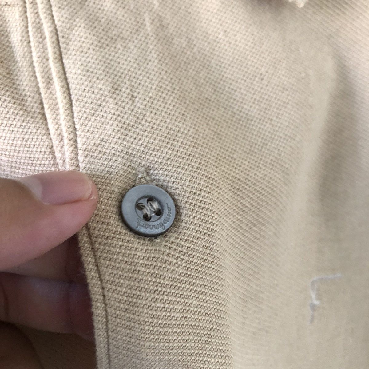 Salvatore Ferragamo Authentic Salvatore Ferragamo Polo Collar 🍒 Size US M / EU 48-50 / 2 - 4 Thumbnail