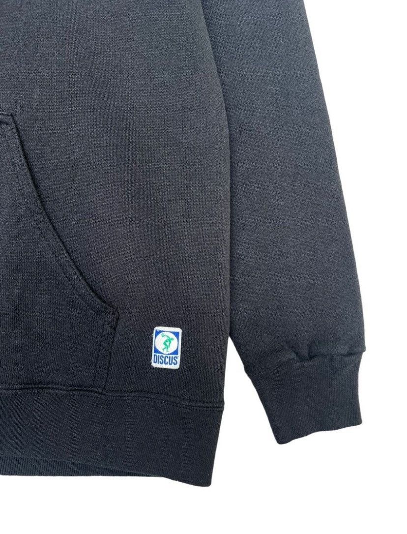 Vintage Vintage 80s Blank Hoodie Sunfaded Discus Athletic Hoodie Size US M / EU 48-50 / 2 - 2 Thumbnail