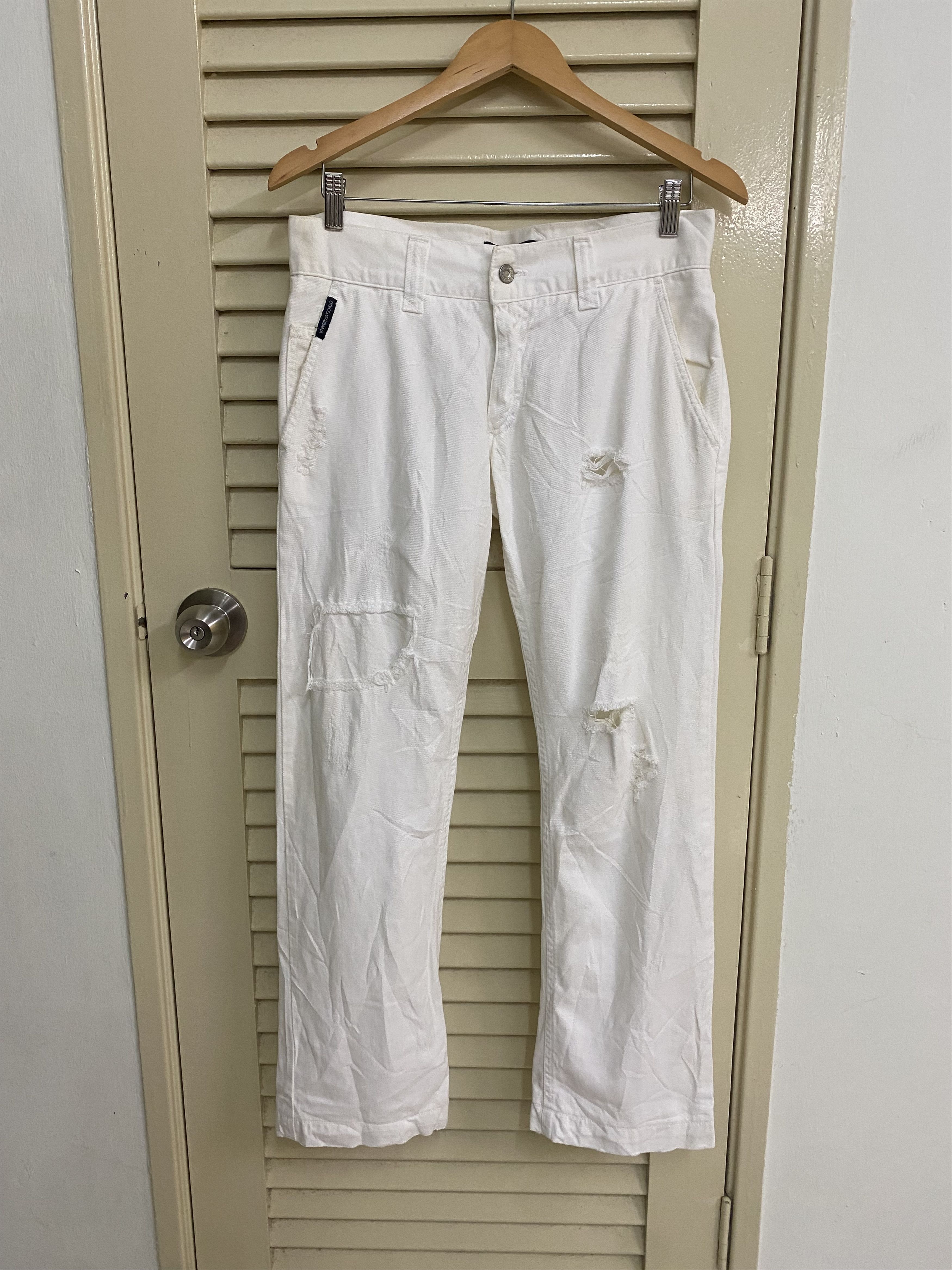 Dolce & Gabbana Dolce Gabbana Distressed Ripped Jeans Size US 32 / EU 48 - 1 Thumbnail