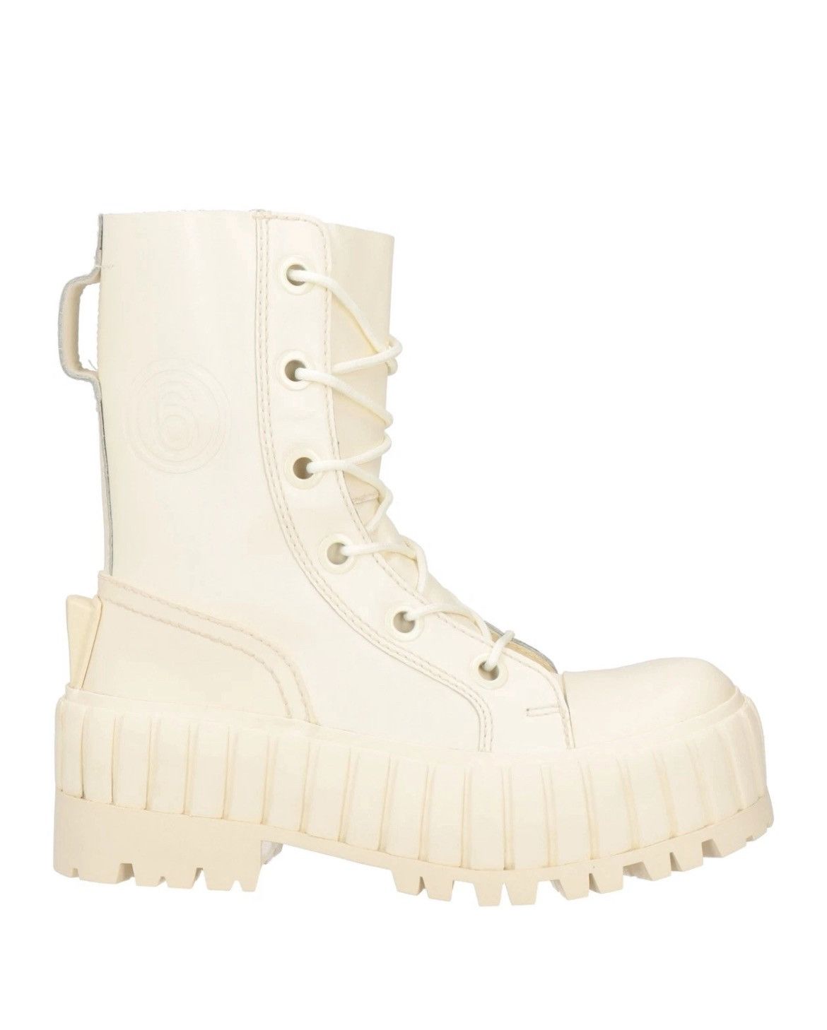 MM6 MAISON MARGIELA Leather Combat Boots Size US 8 / IT 38 - 1 Thumbnail