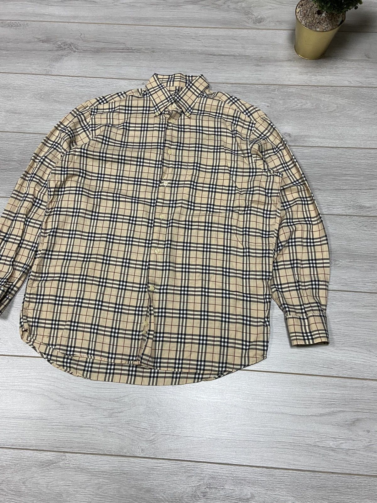 Burberry Burberry Brit shirt nova check overprint vintage Size US L / EU 52-54 / 3 - 2 Thumbnail