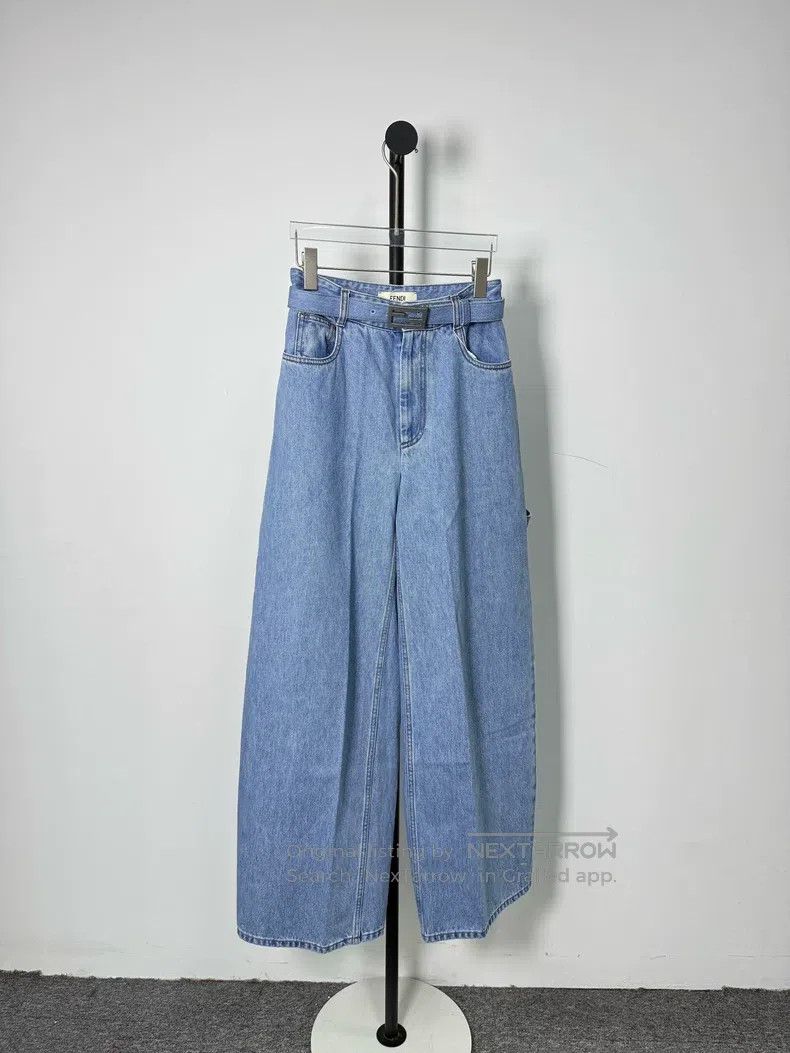 Fendi Fendi Solid denim pants Size 42" / US 20 - 1 Thumbnail