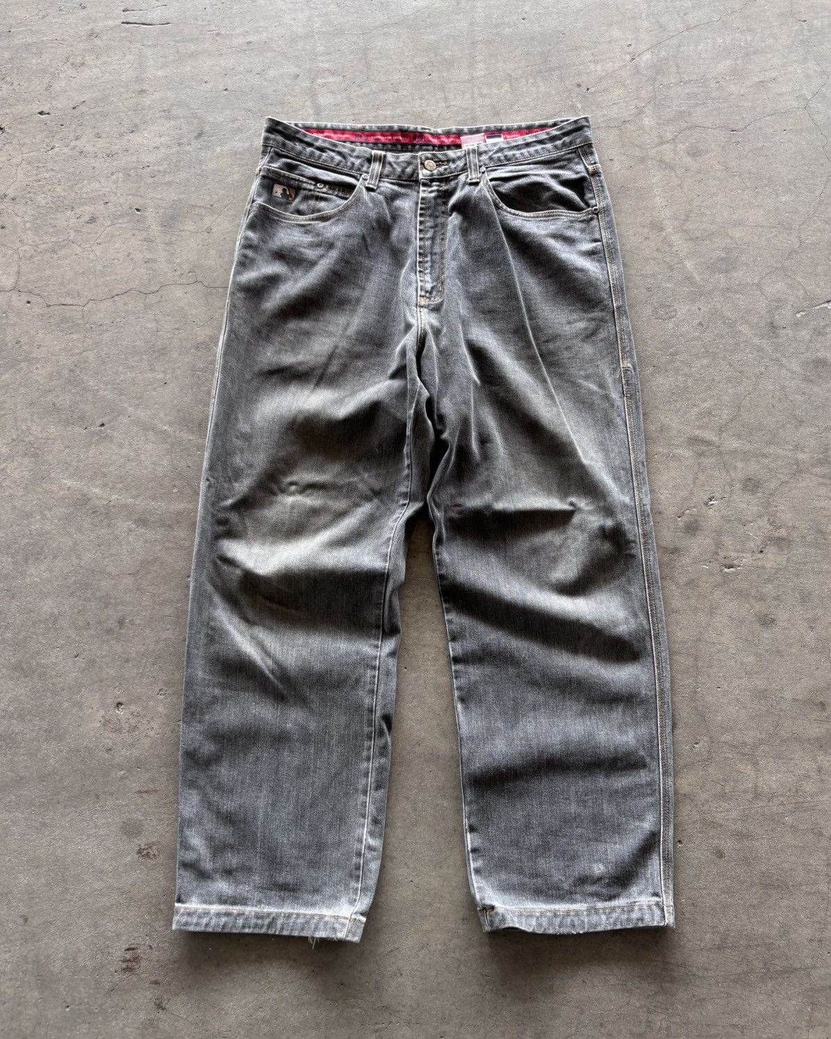 MLB MLB Yankees Baggy Jeans Size US 35 - 1 Thumbnail