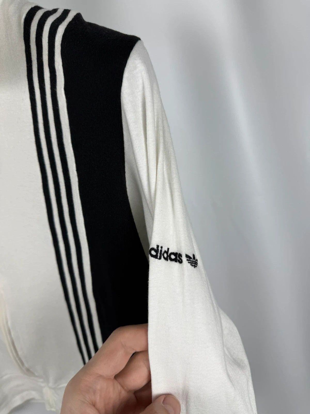 Adidas Adidas Vintage 1980s Made in Yugoslavia Full Zip Jumper Size US L / EU 52-54 / 3 - 3 Thumbnail