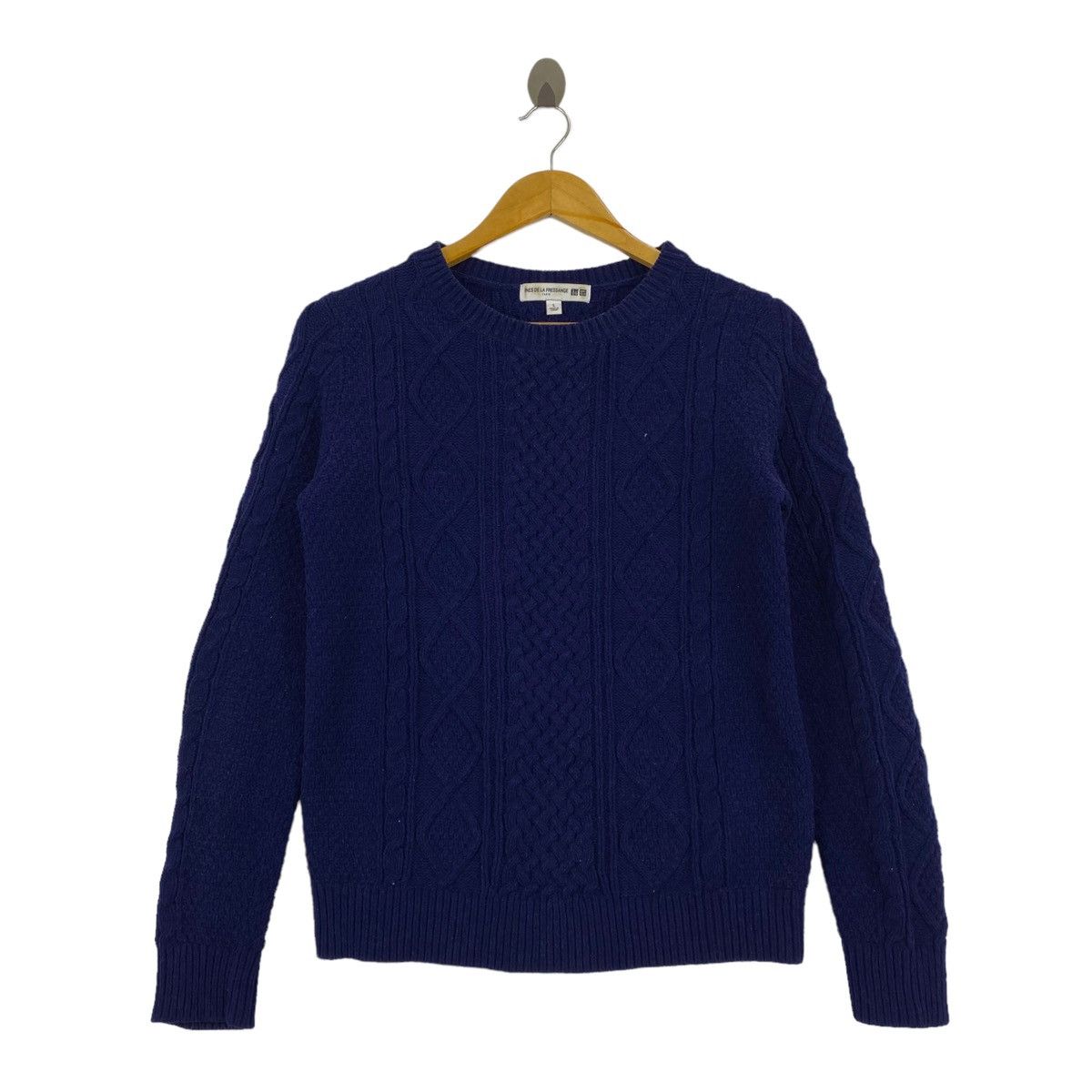 Uniqlo × Vintage Vintage INES De La FRESSANGE x Uniqlo Knitwear Style Wool Size US L / EU 52-54 / 3 - 1 Thumbnail